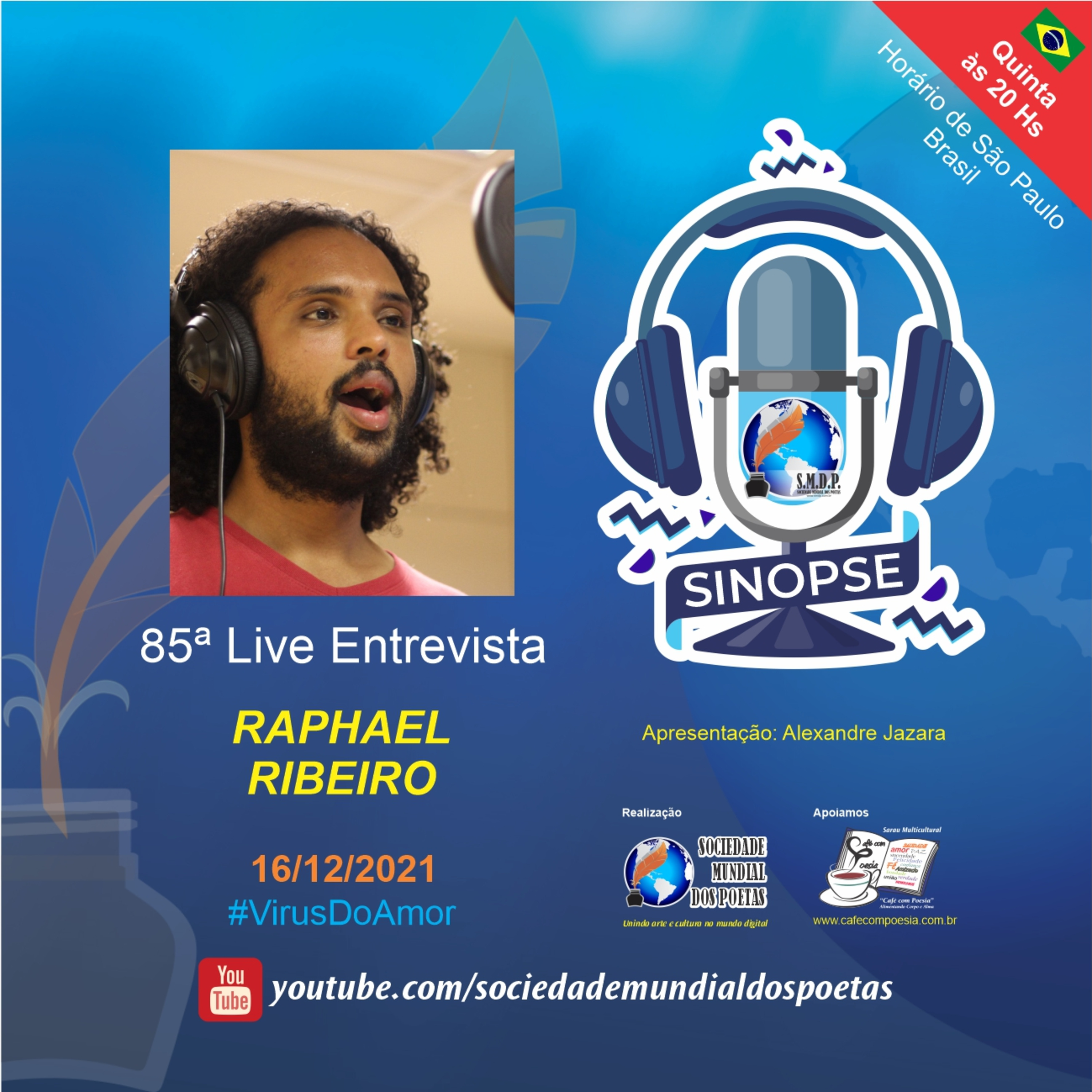 SINOPSE da SMDP seu podcast/registro biográfico de artes contemporâneas semanal