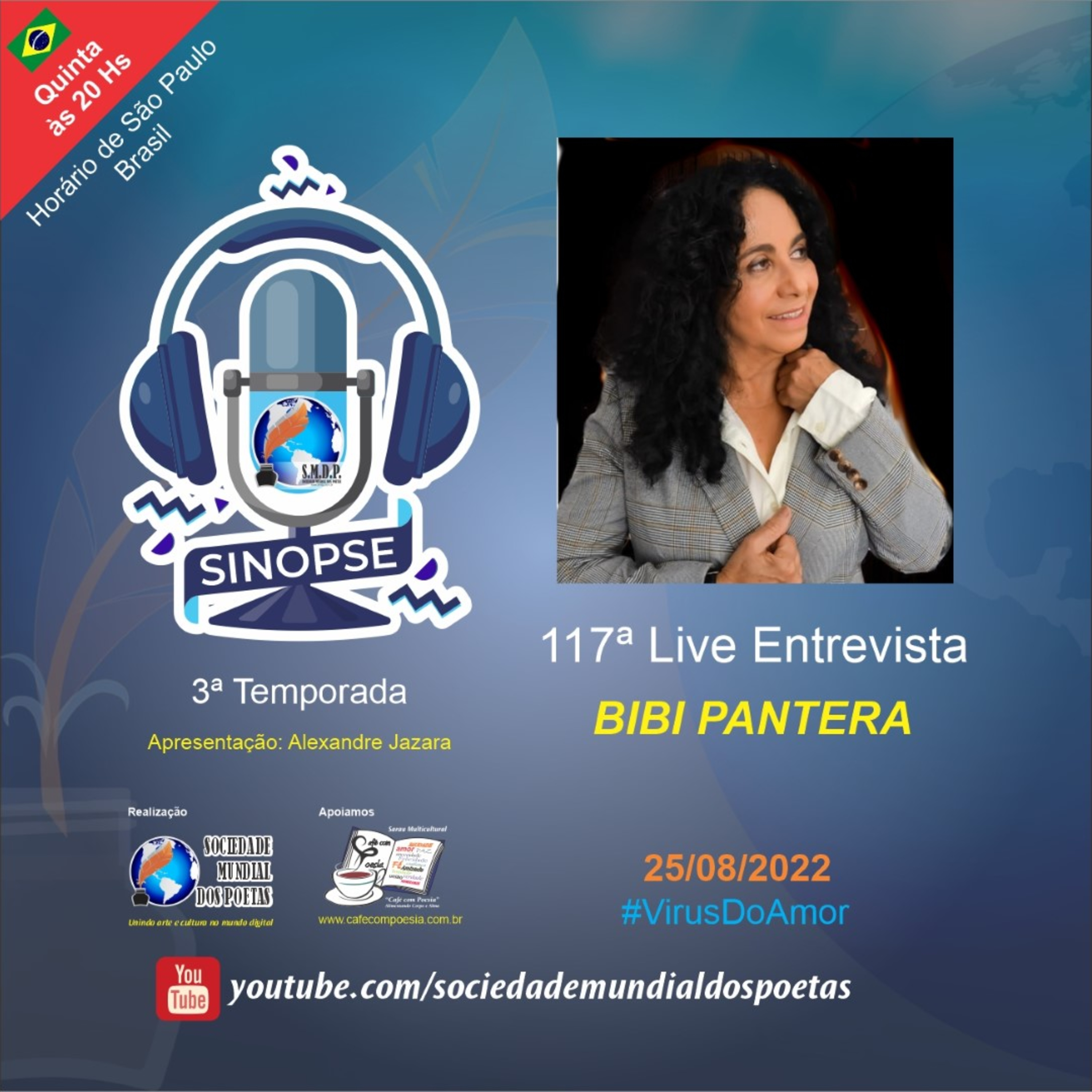 SINOPSE da SMDP seu podcast/registro biográfico de artes contemporâneas semanal