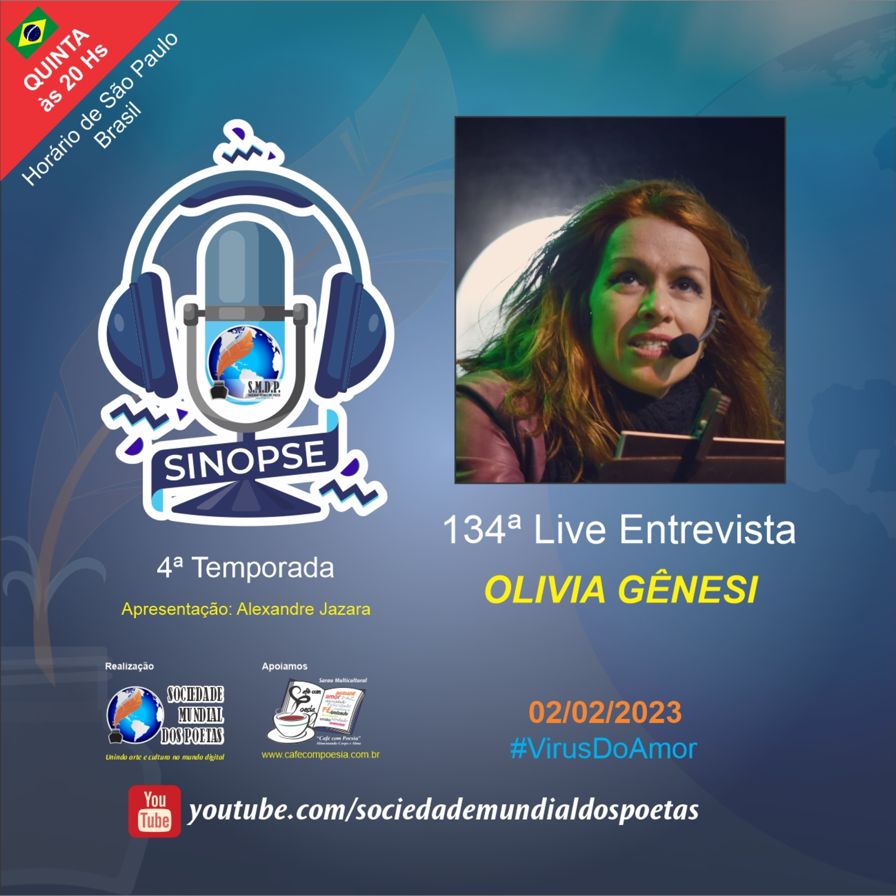 SINOPSE da SMDP seu podcast/registro biográfico de artes contemporâneas semanal