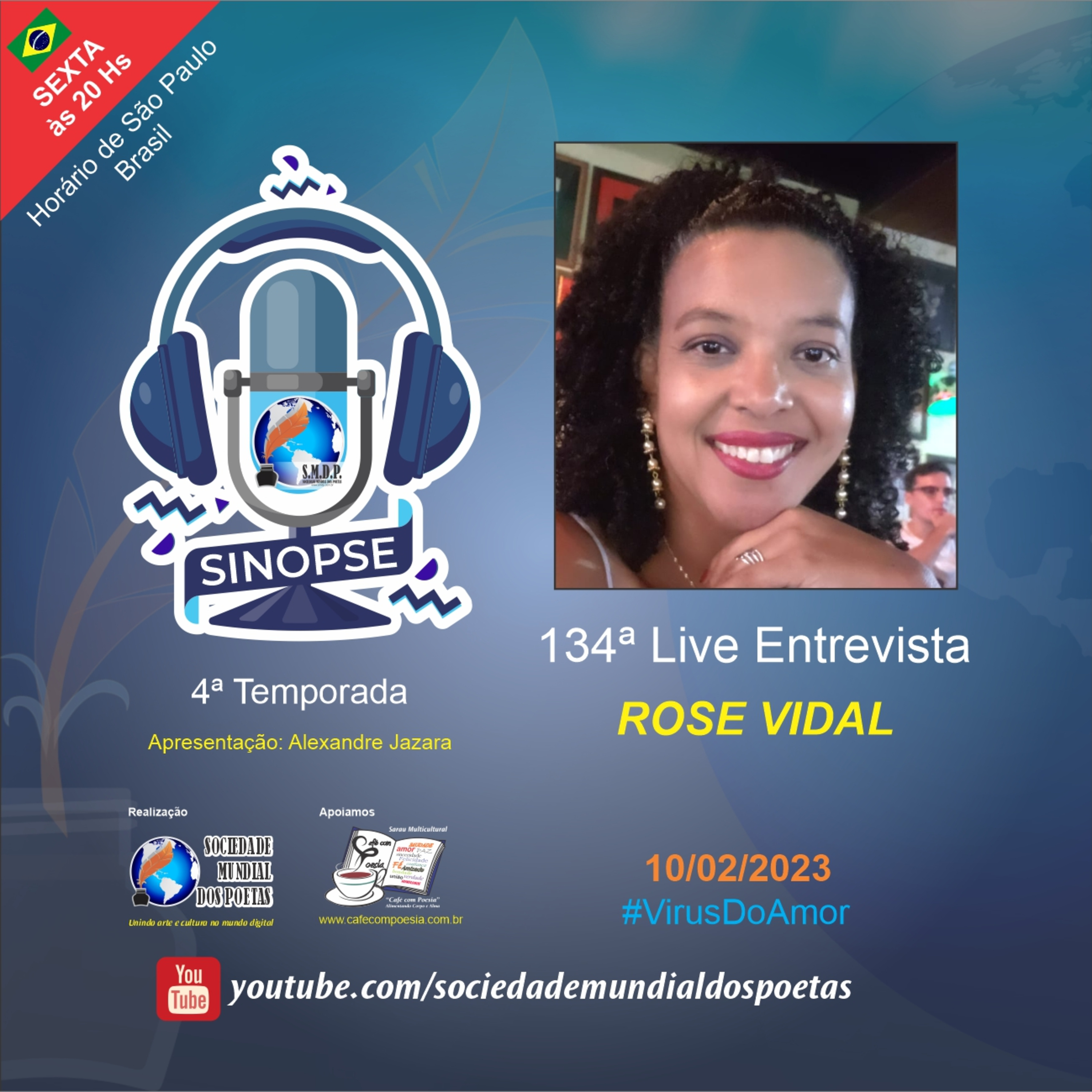 SINOPSE da SMDP seu podcast/registro biográfico de artes contemporâneas semanal