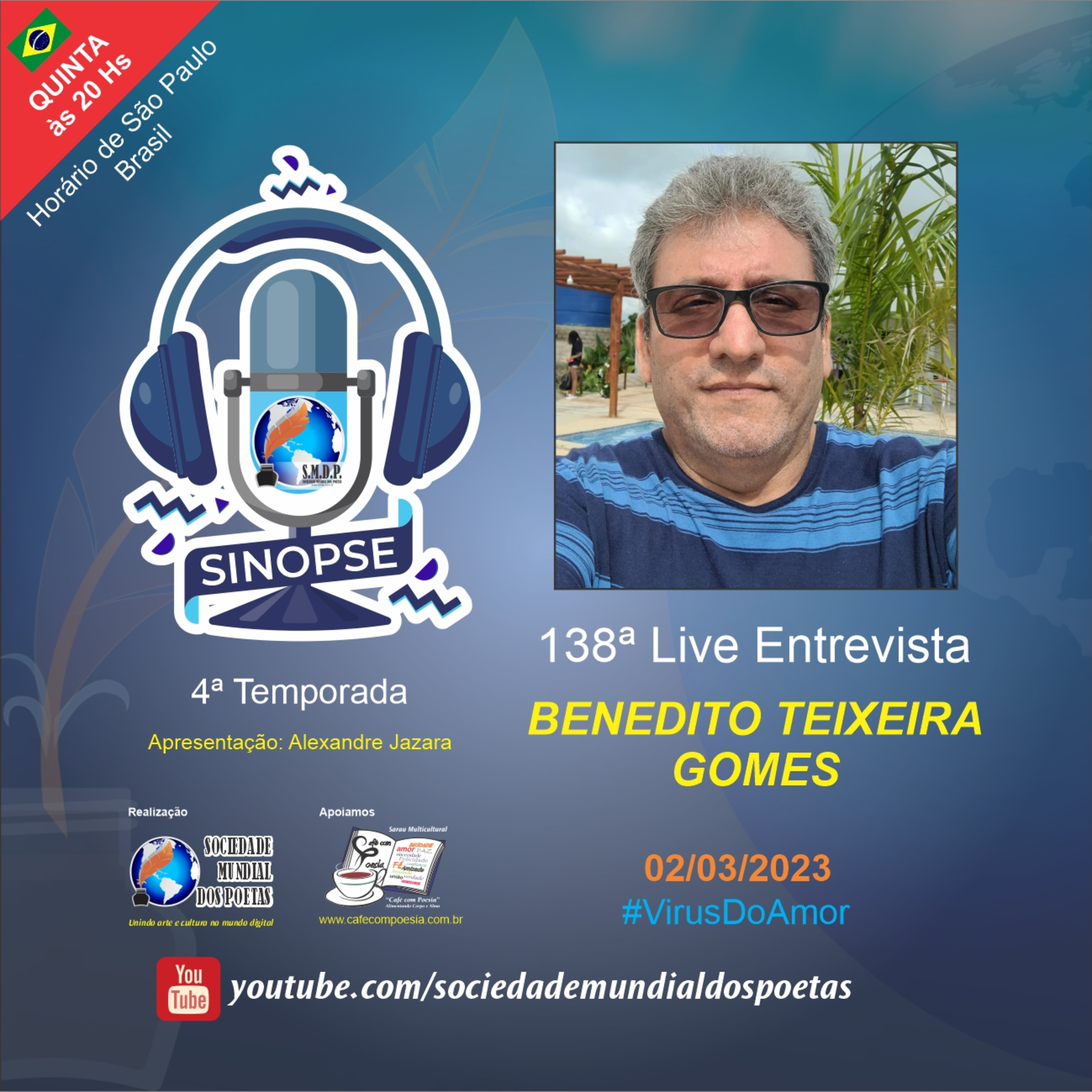SINOPSE da SMDP seu podcast/registro biográfico de artes contemporâneas semanal