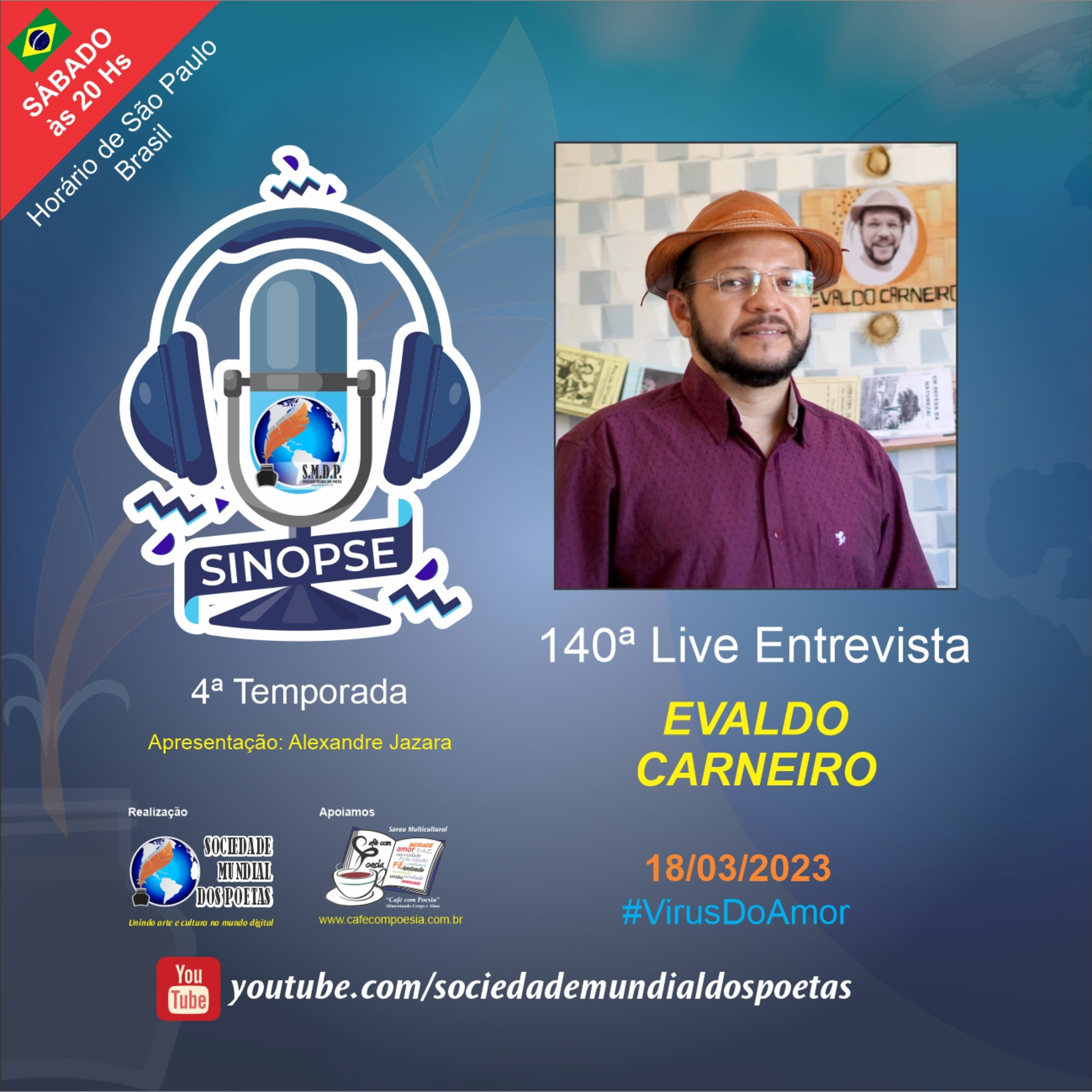 SINOPSE da SMDP seu podcast/registro biográfico de artes contemporâneas semanal
