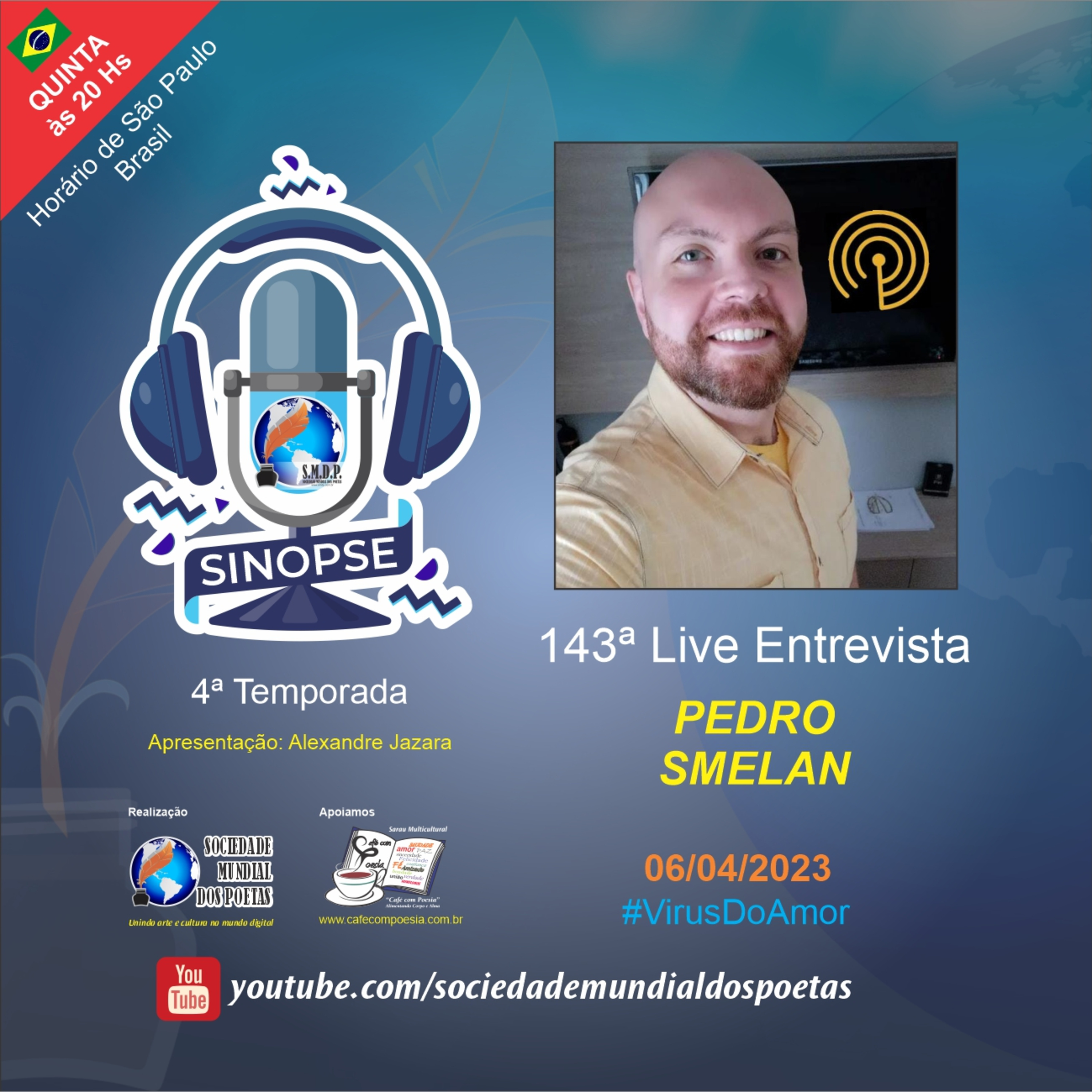 #143 Ed. Pedro Smelan no #SINOPSE em 06/04/2023 episode artwork