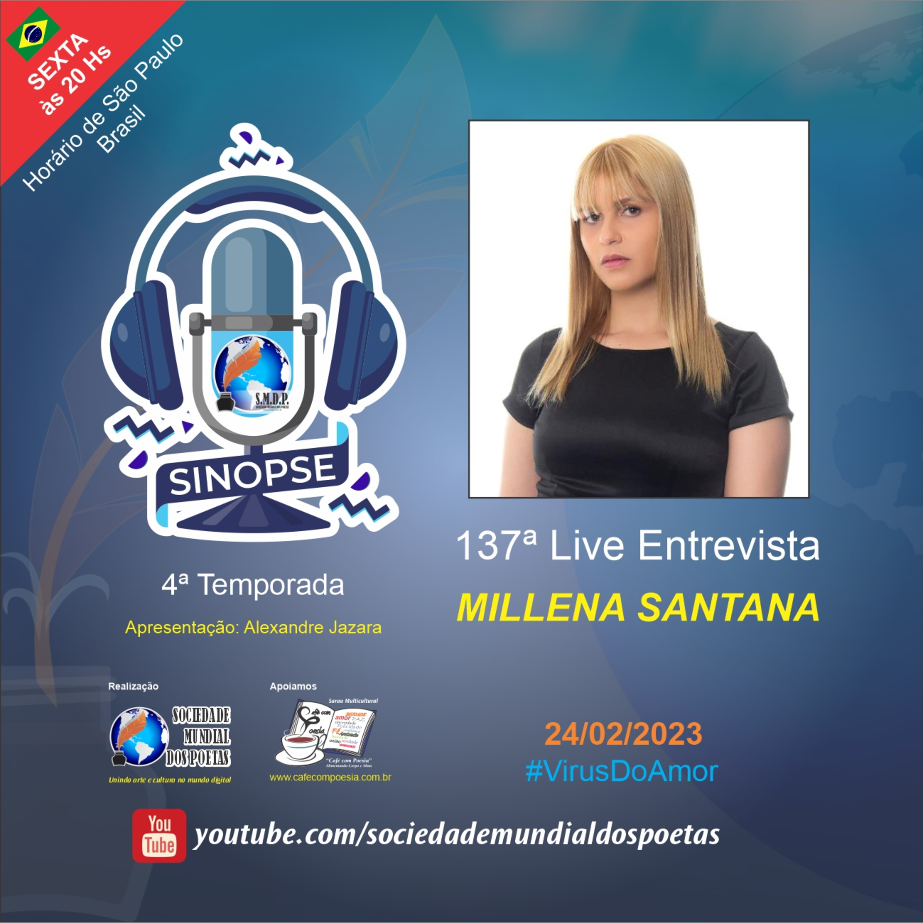 #137 Ed. Millena Santana no #SINOPSE em 24/02/2023 episode artwork