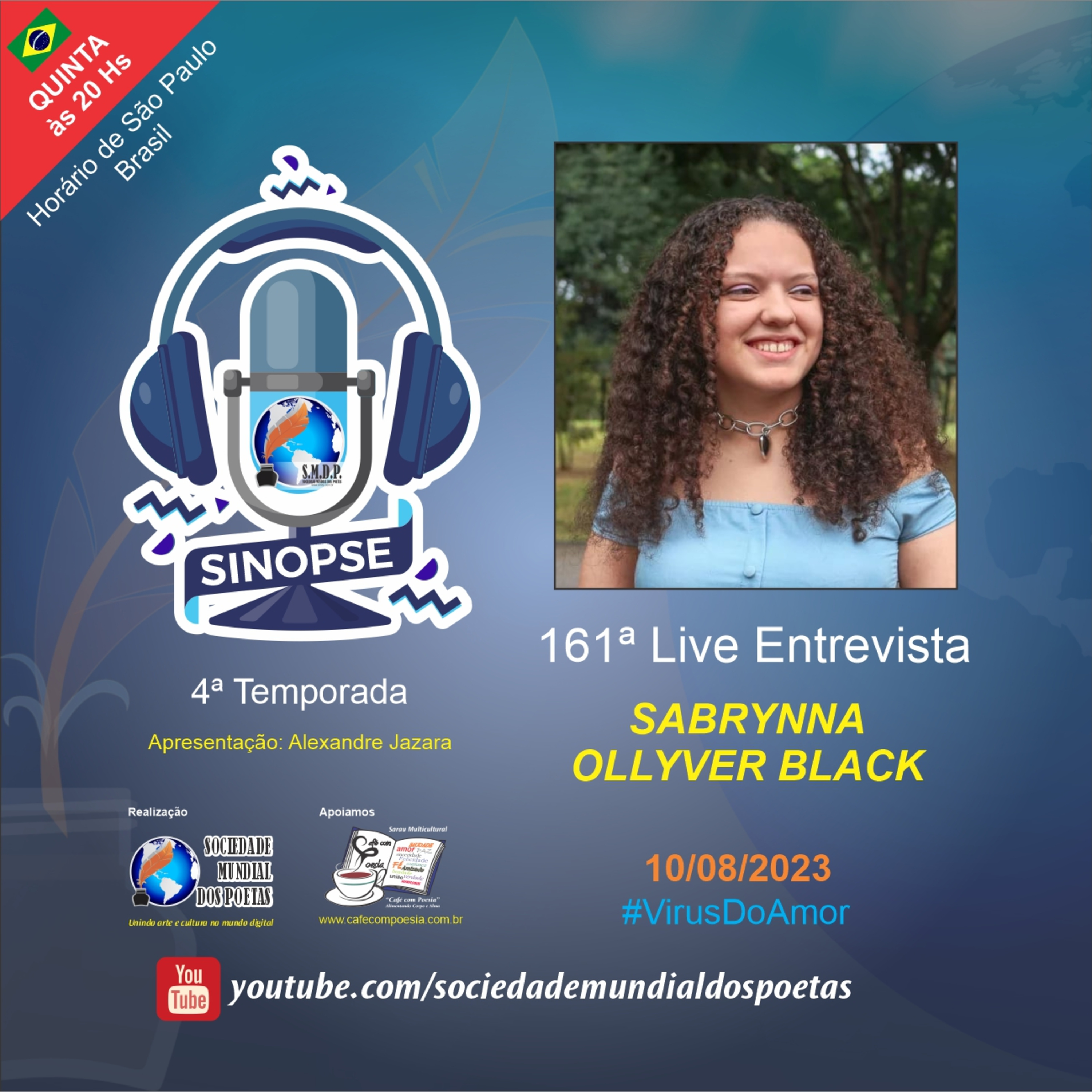 #161 Ed. Sabrynna Ollyver Black do #SINOPSE em 10/08/2023 #virusdoamor - 4ª Temporada episode artwork