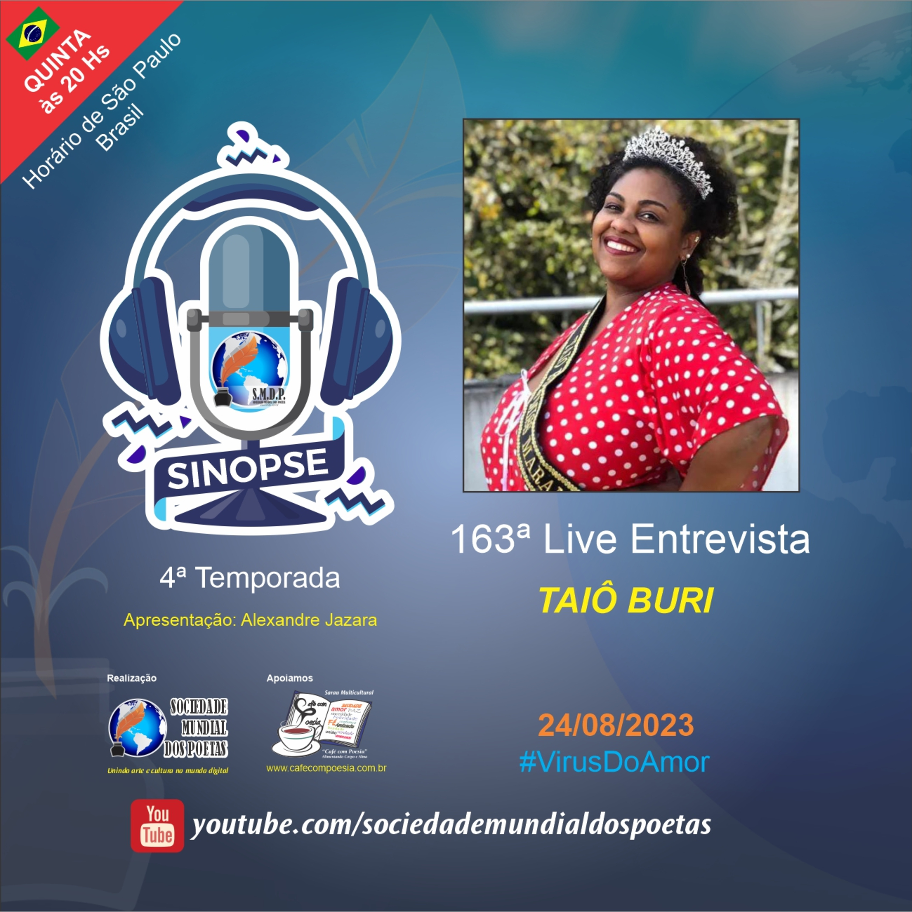 #163 Ed. Taiô Buri do #SINOPSE em 24/08/2023 #virusdoamor - 4ª Temporada episode artwork