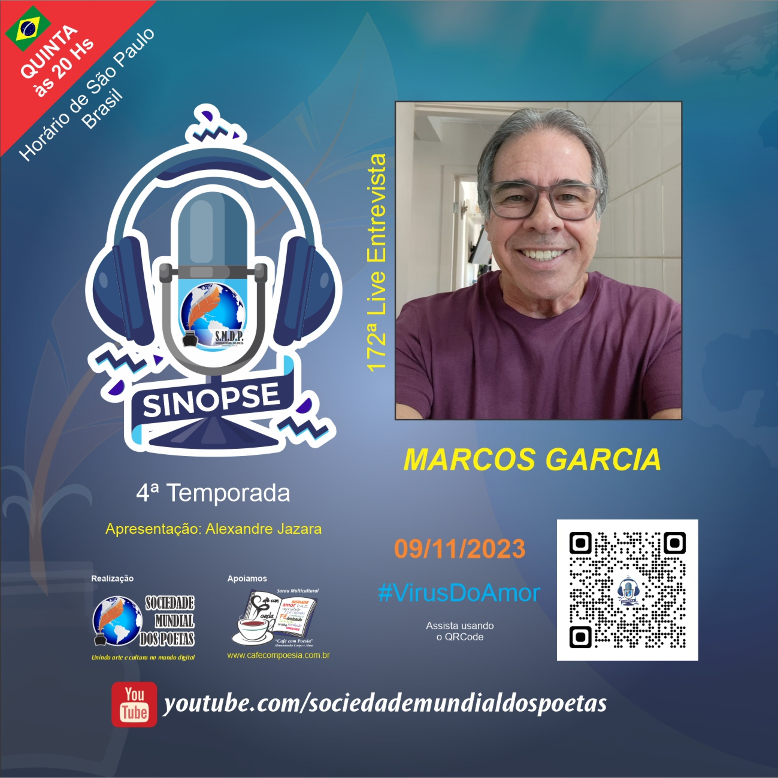 SINOPSE da SMDP seu podcast/registro biográfico de artes contemporâneas semanal