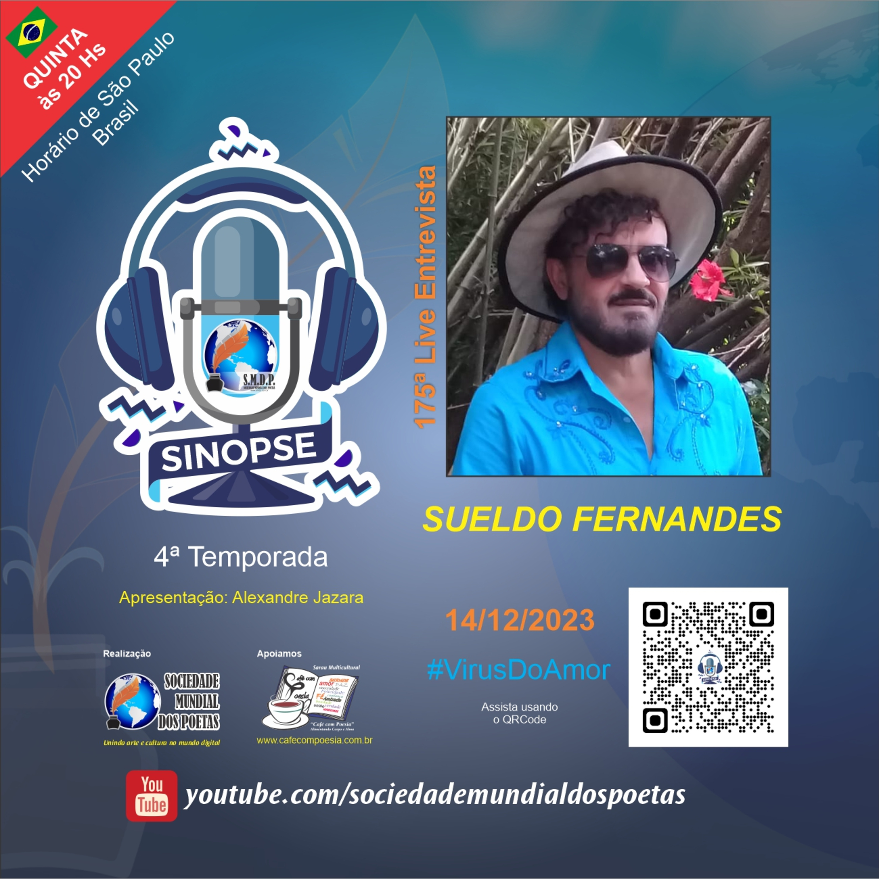 #175 Ed. Suêldo Fernandes do #SINOPSE em 14/12/2023 episode artwork