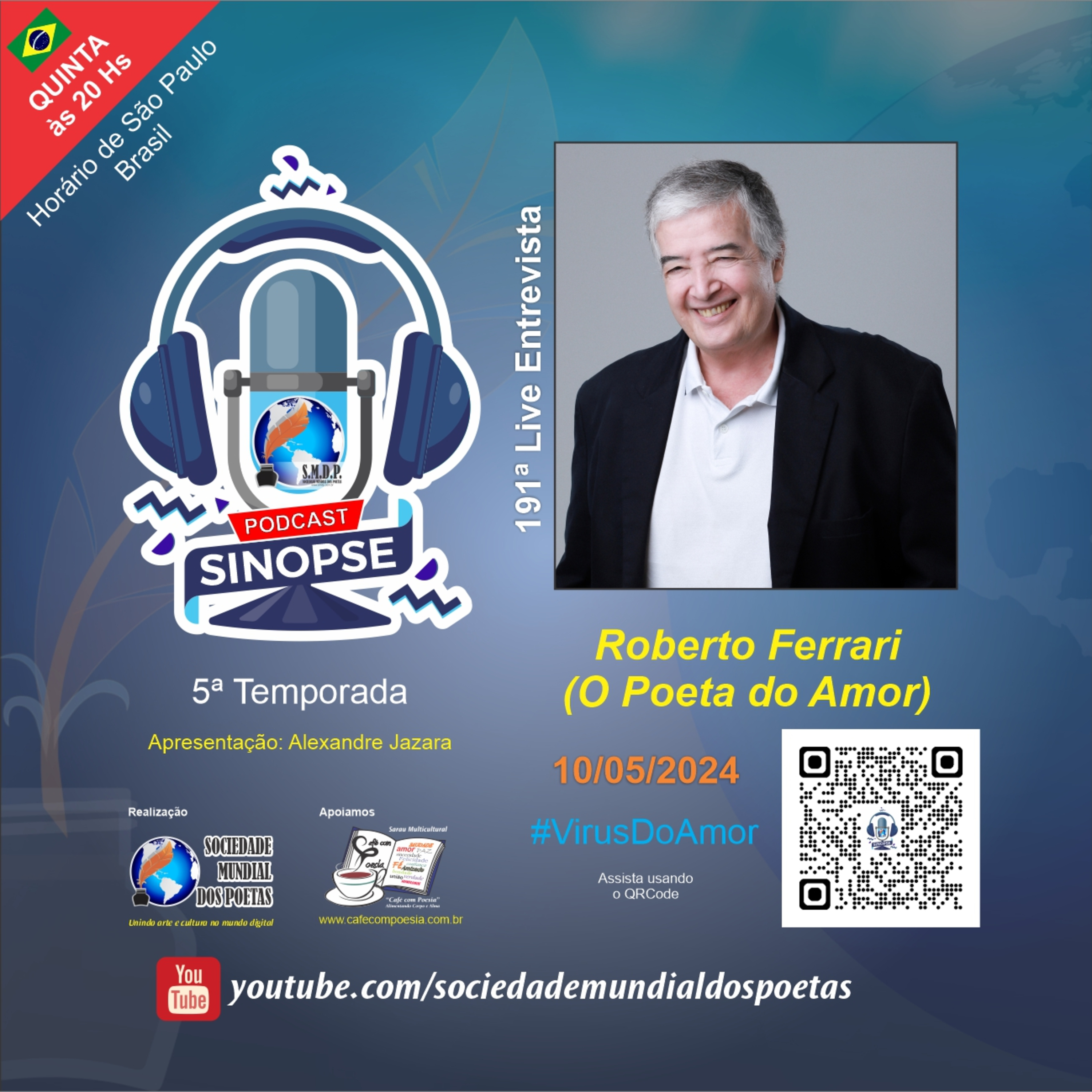 SINOPSE da SMDP seu podcast/registro biográfico de artes contemporâneas semanal