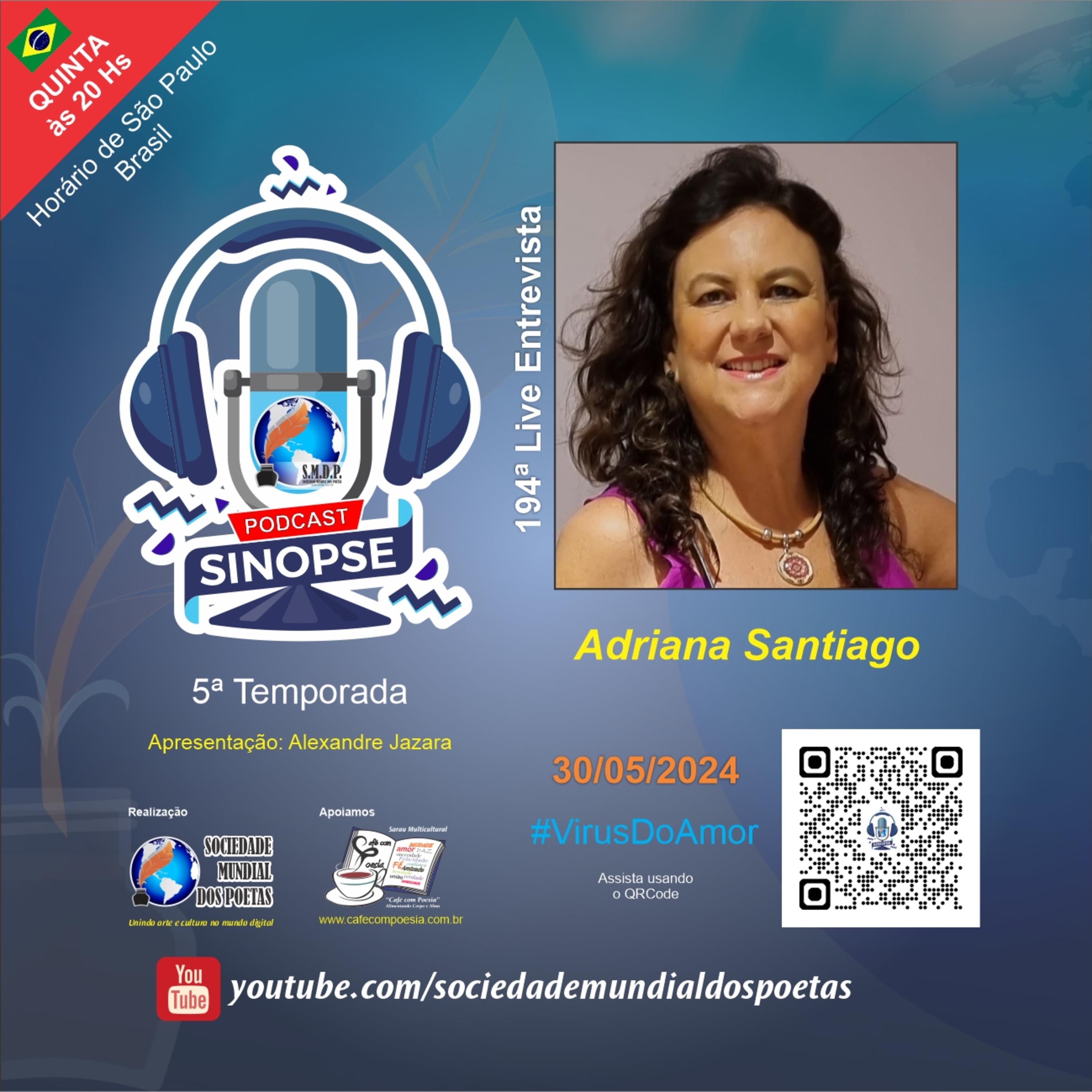 SINOPSE da SMDP seu podcast/registro biográfico de artes contemporâneas semanal