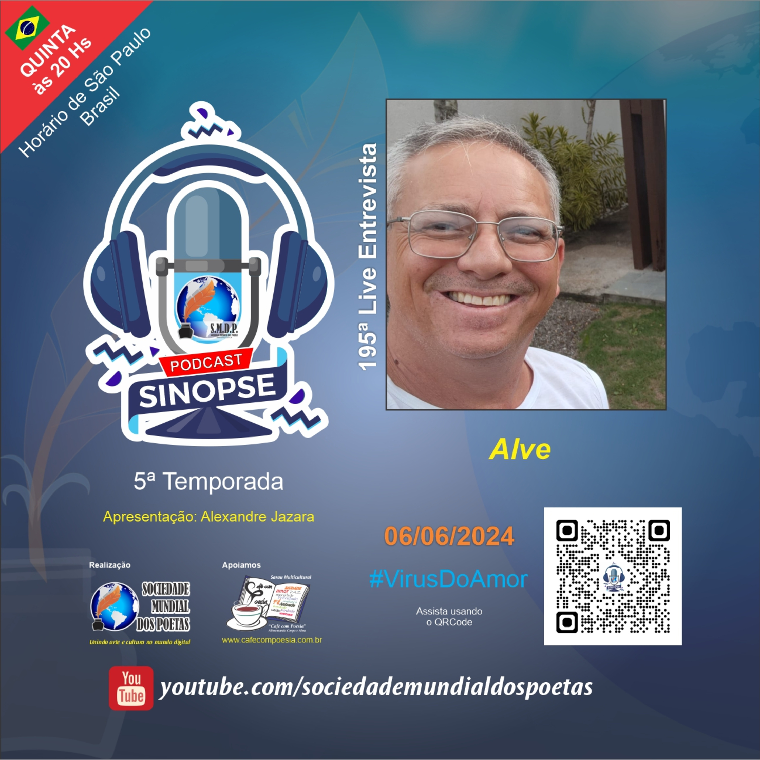 SINOPSE da SMDP seu podcast/registro biográfico de artes contemporâneas semanal