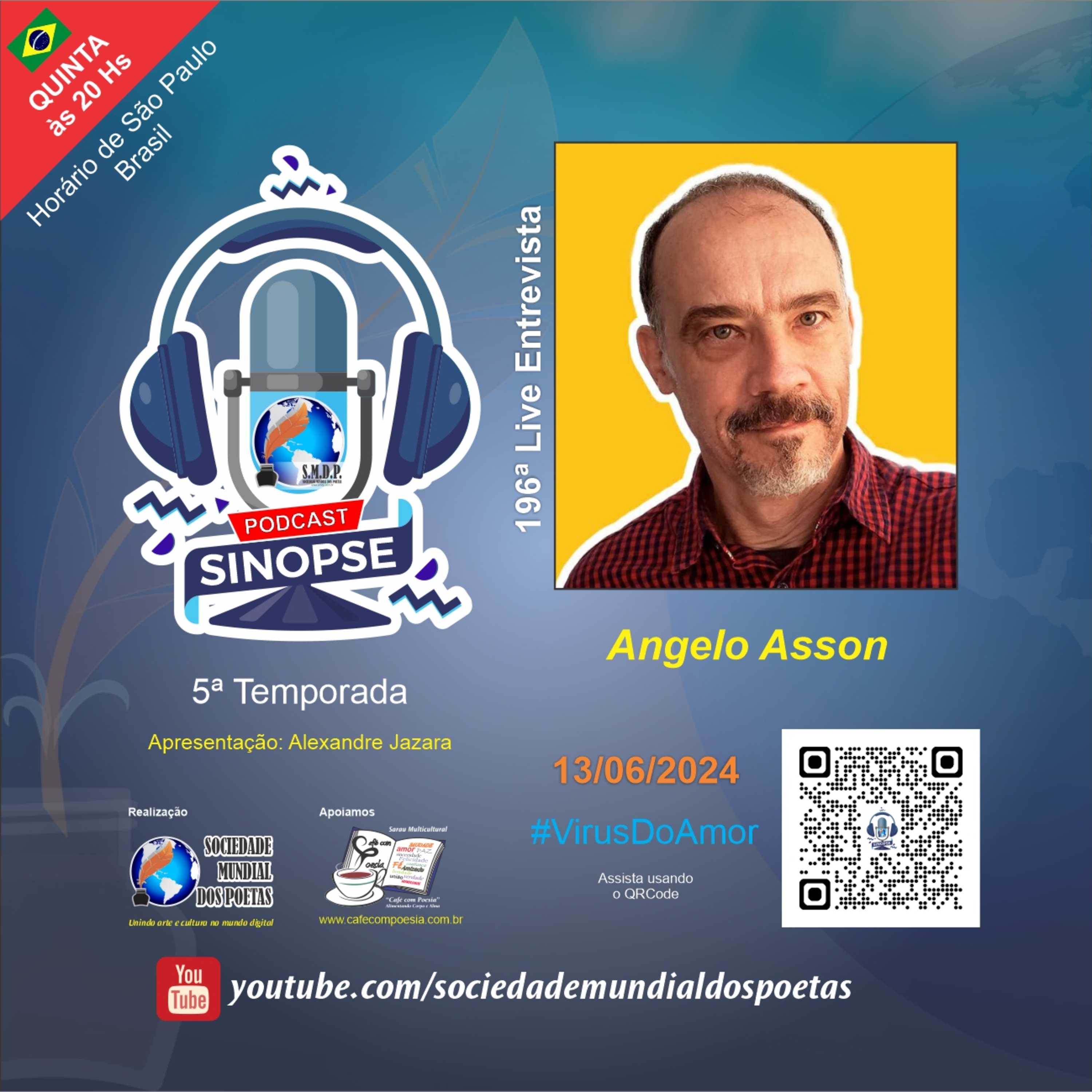 SINOPSE da SMDP seu podcast/registro biográfico de artes contemporâneas semanal