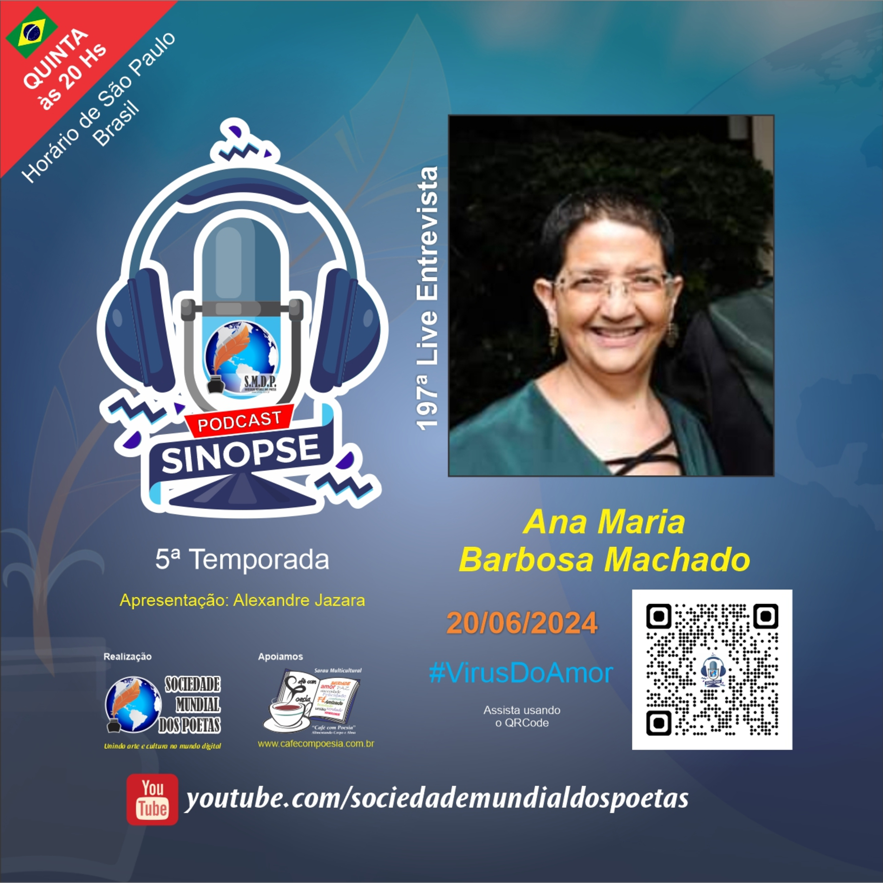 SINOPSE da SMDP seu podcast/registro biográfico de artes contemporâneas semanal