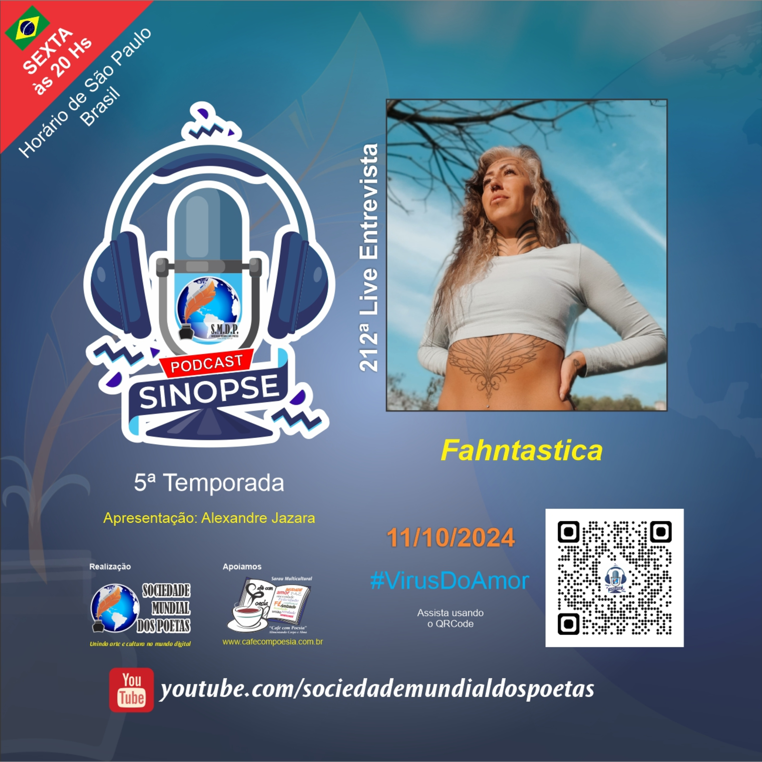 #212 Ed. Fahntastica no #SINOPSE em 11.10.2024 - 5ª Temporada #VírusDoAmor episode artwork