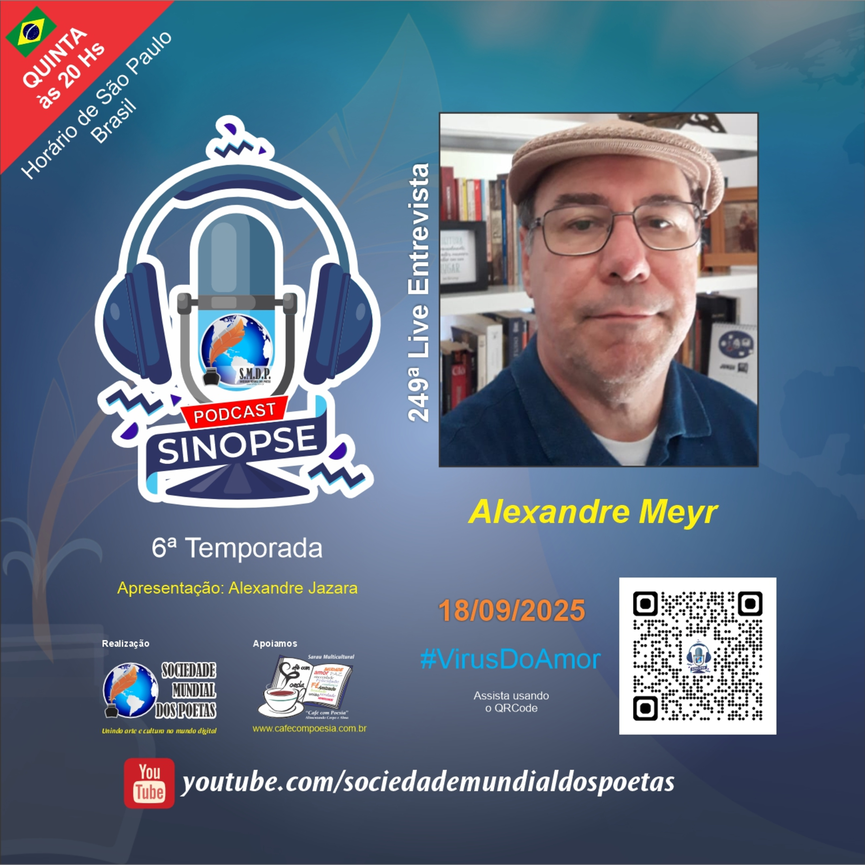 SINOPSE da SMDP seu podcast/registro biográfico de artes contemporâneas semanal