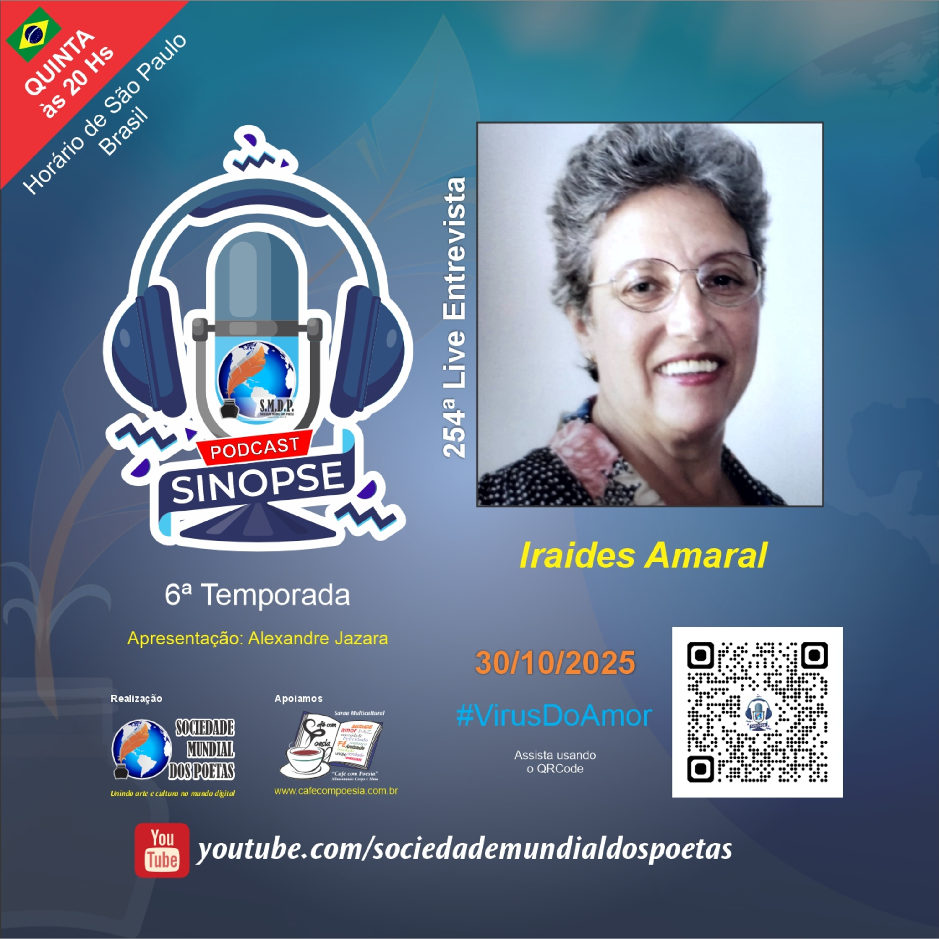 SINOPSE da SMDP seu podcast/registro biográfico de artes contemporâneas semanal