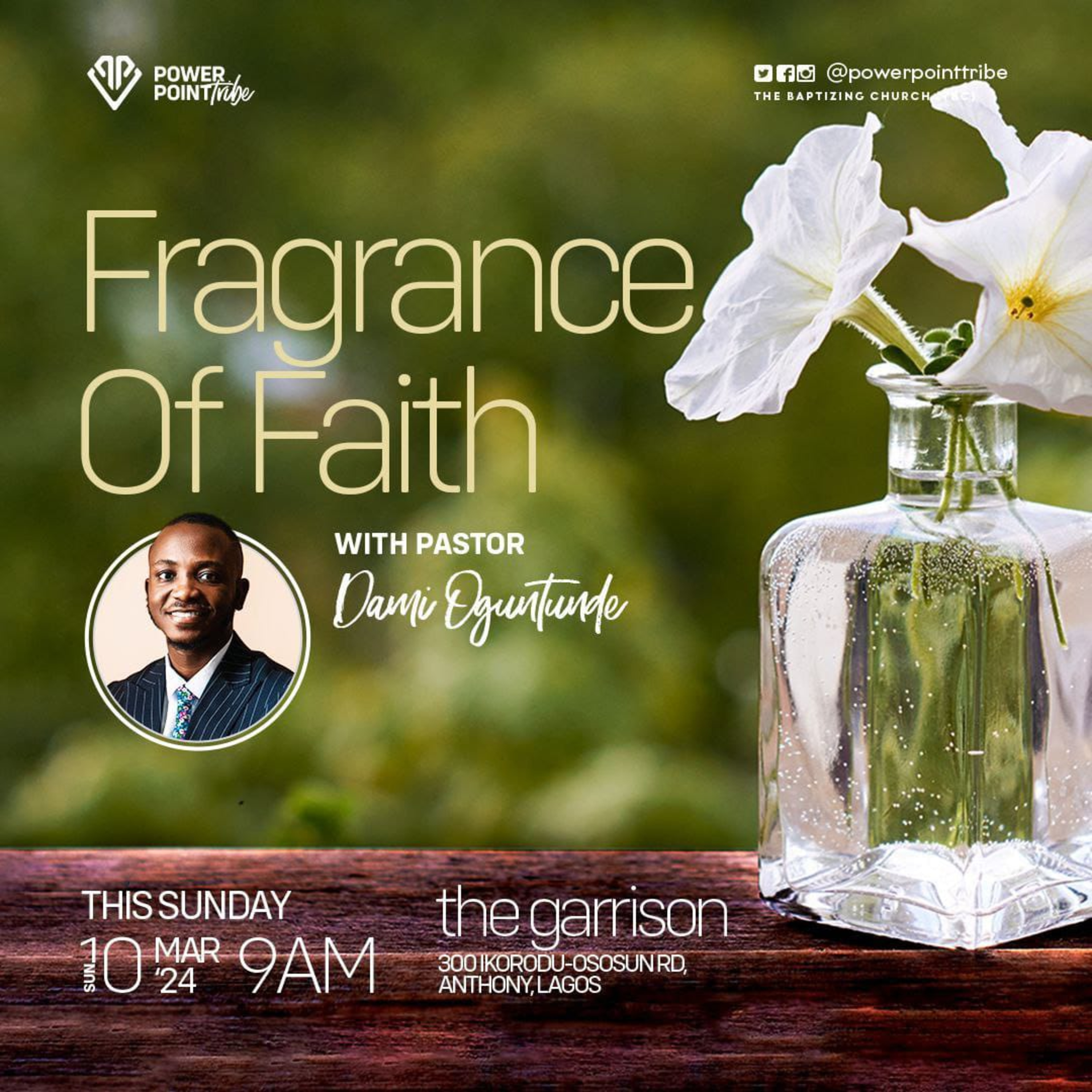 The Value Chain of Faith - Fragrance of Faith 2.0 - Pastor Dami Oguntunde
