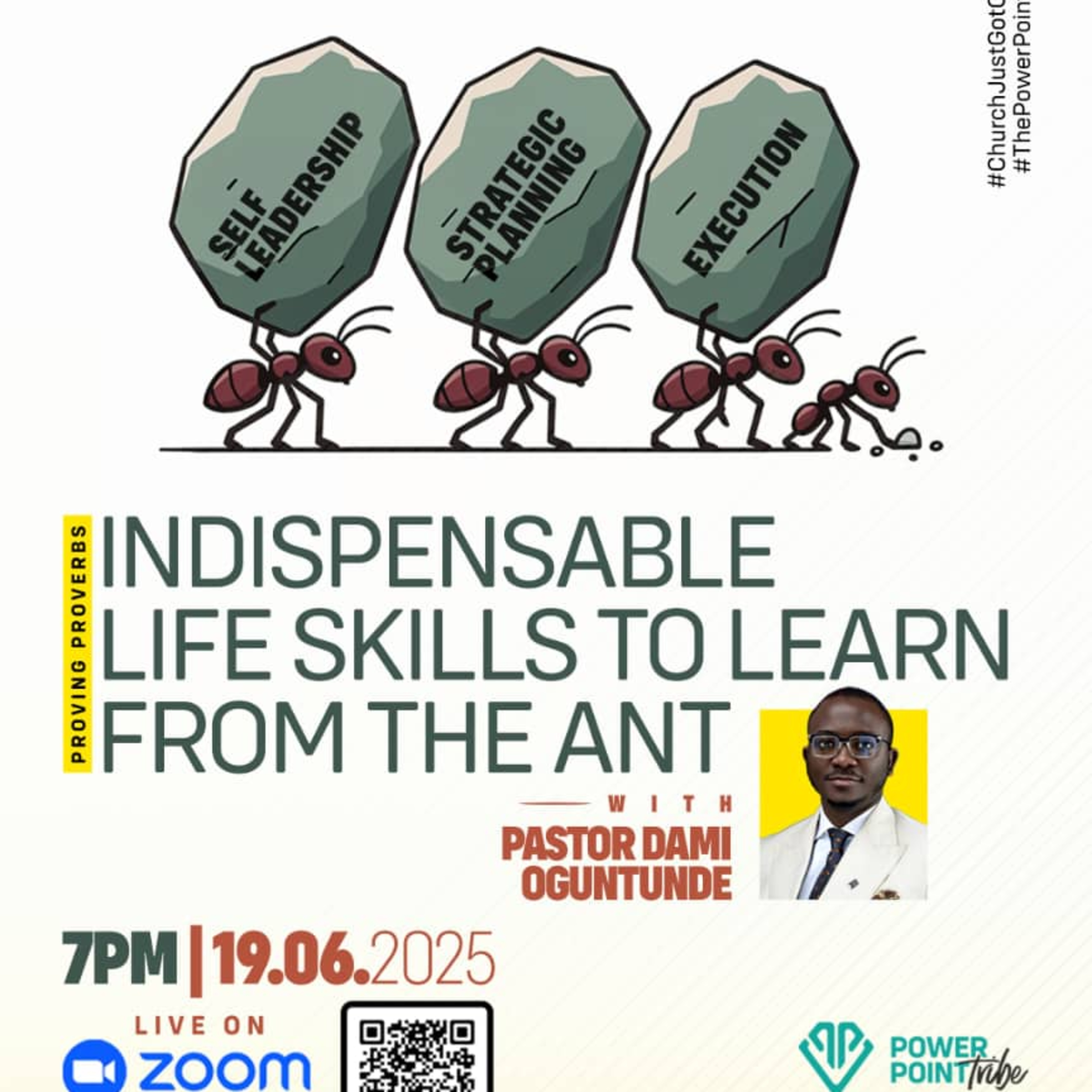 Indispensable Life Skills to Learn from the Ant - Proving Proverbs 23.0 - Pastor Dami Oguntunde.mp3 episode artwork