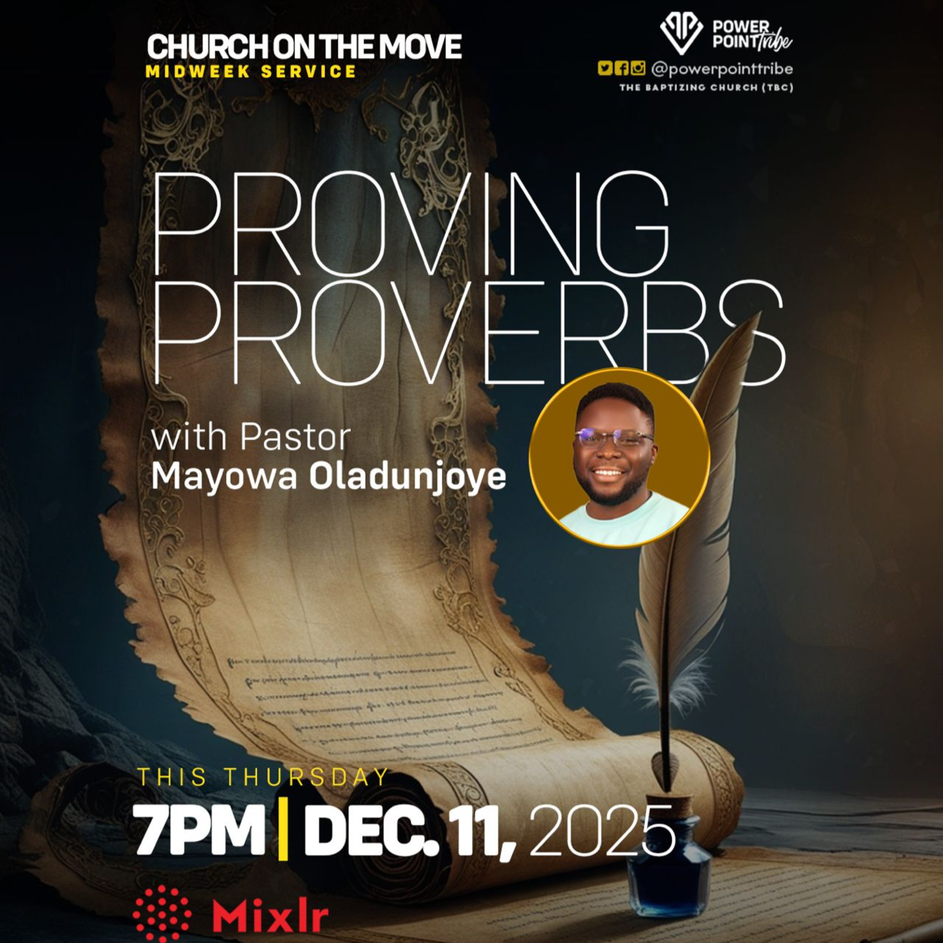 Proving Proverbs 46.0_Pastor Mayowa Oladunjoye episode artwork