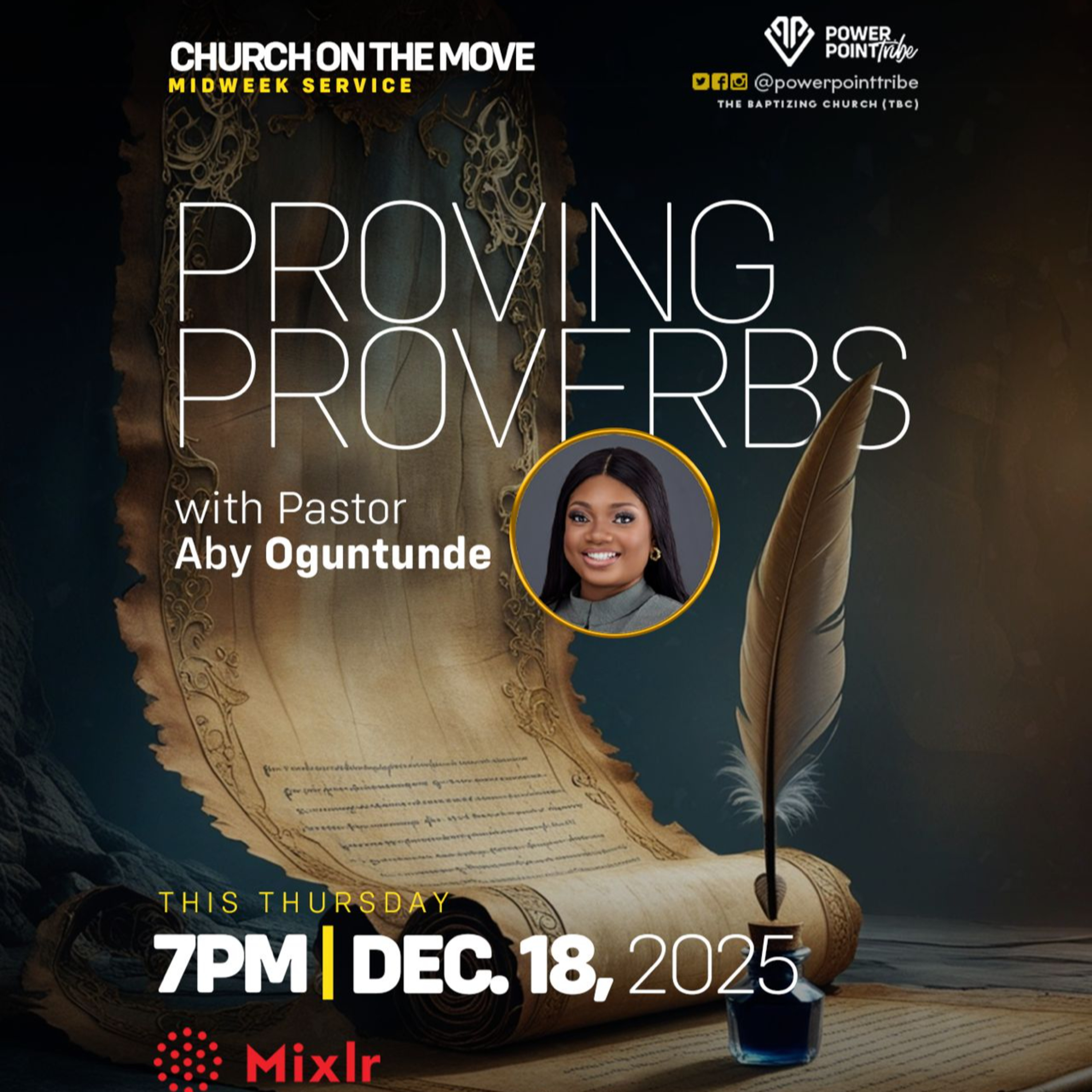 Proving Proverbs 47.0; Proving Proverbs 31 - Pastor Aby Oguntunde
