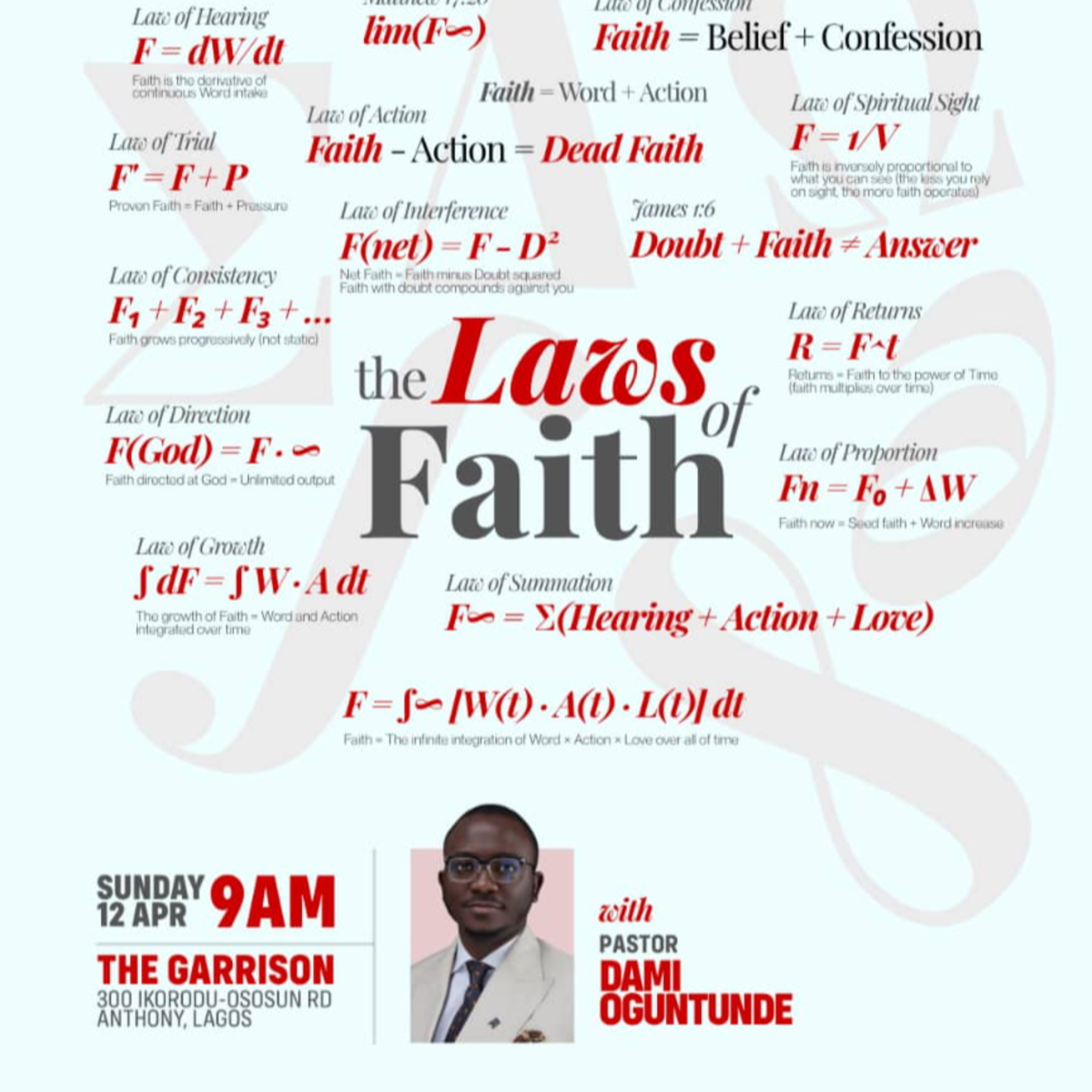 The Laws of Revelation | The Laws of Faith 2.0 | Pastor Dami Oguntunde