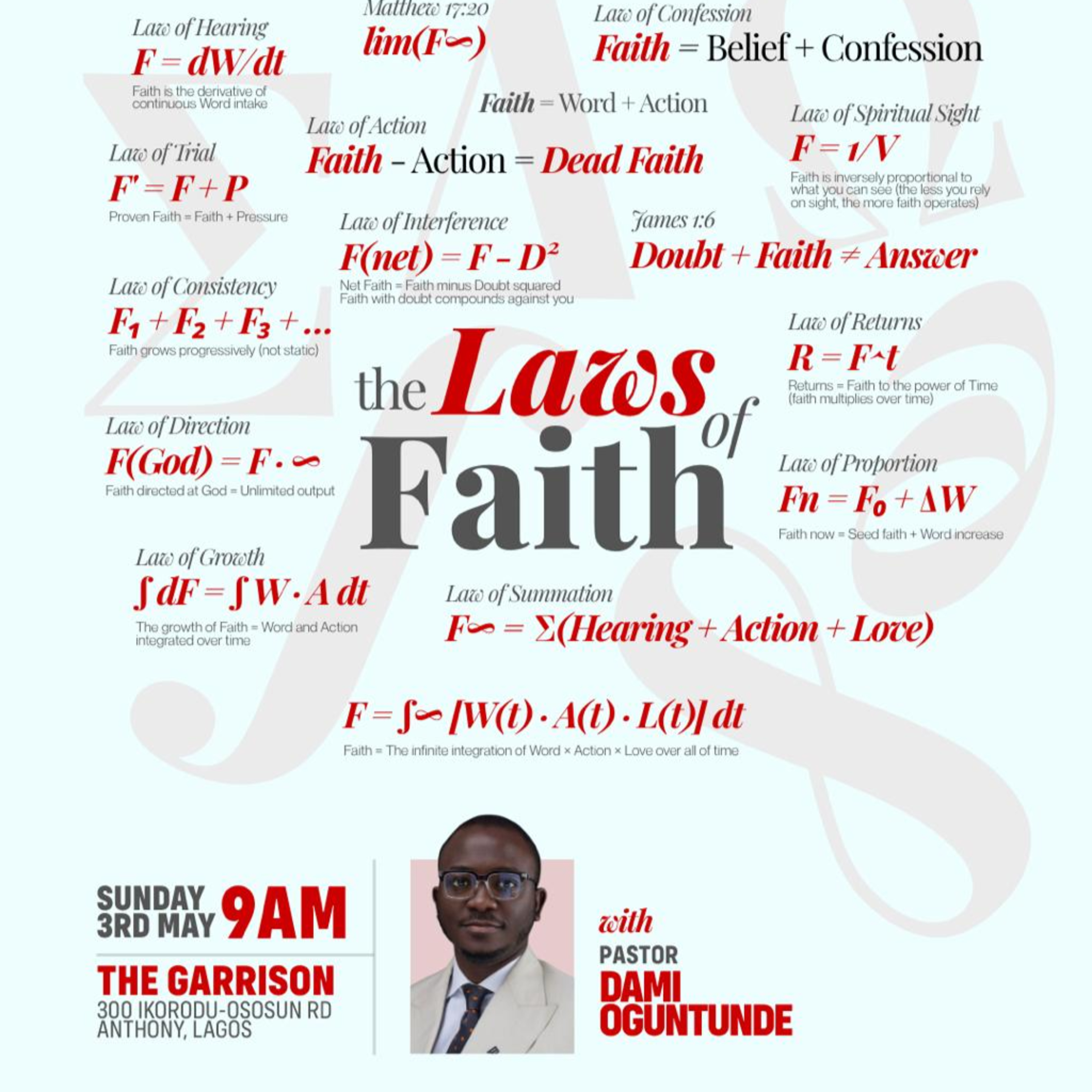 The Law of Clarity | The Laws of Faith 5.0 | May Global Service | Pastor Dami Oguntunde