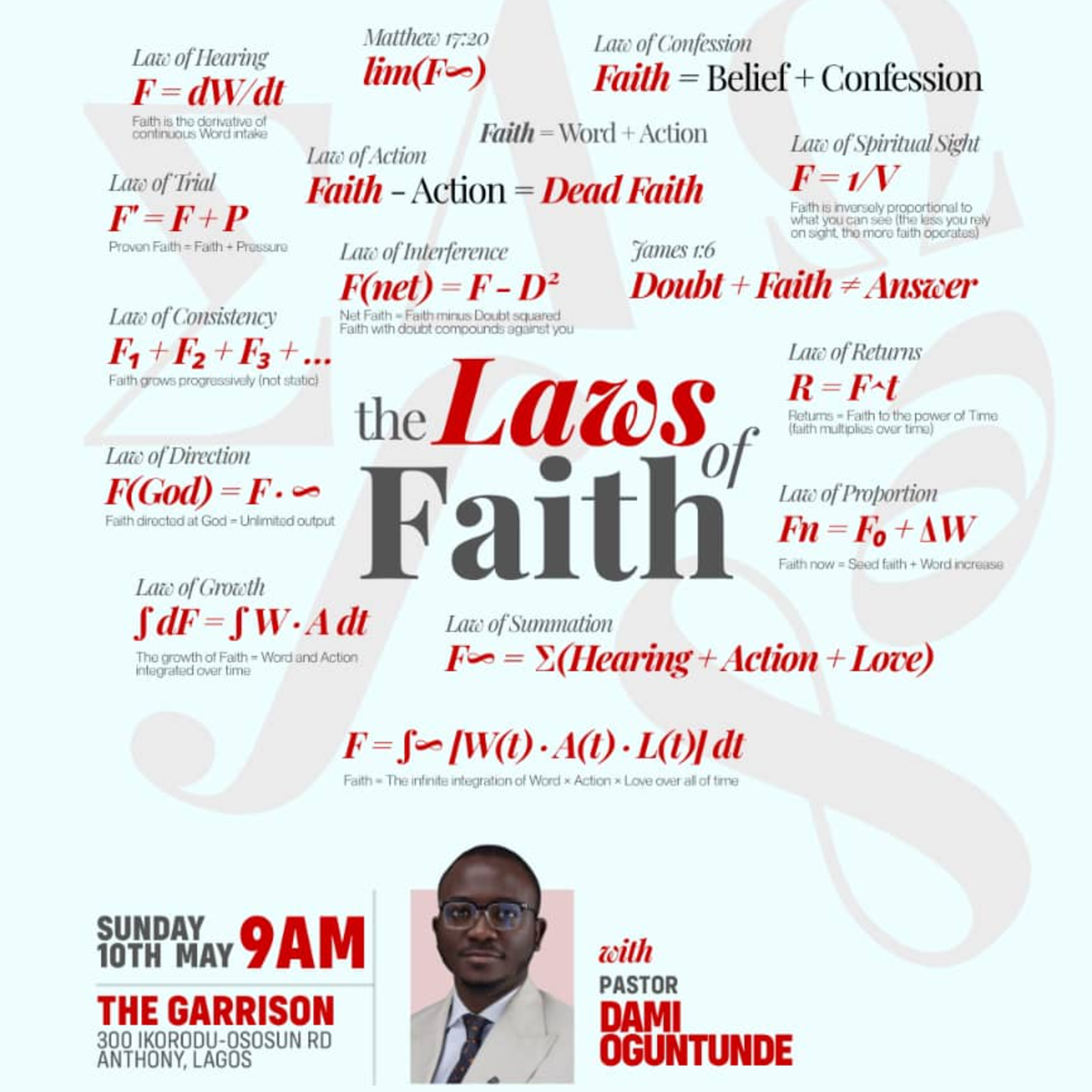The Law of Substance | The Laws of Faith 6.0 | Pastor Dami Oguntunde