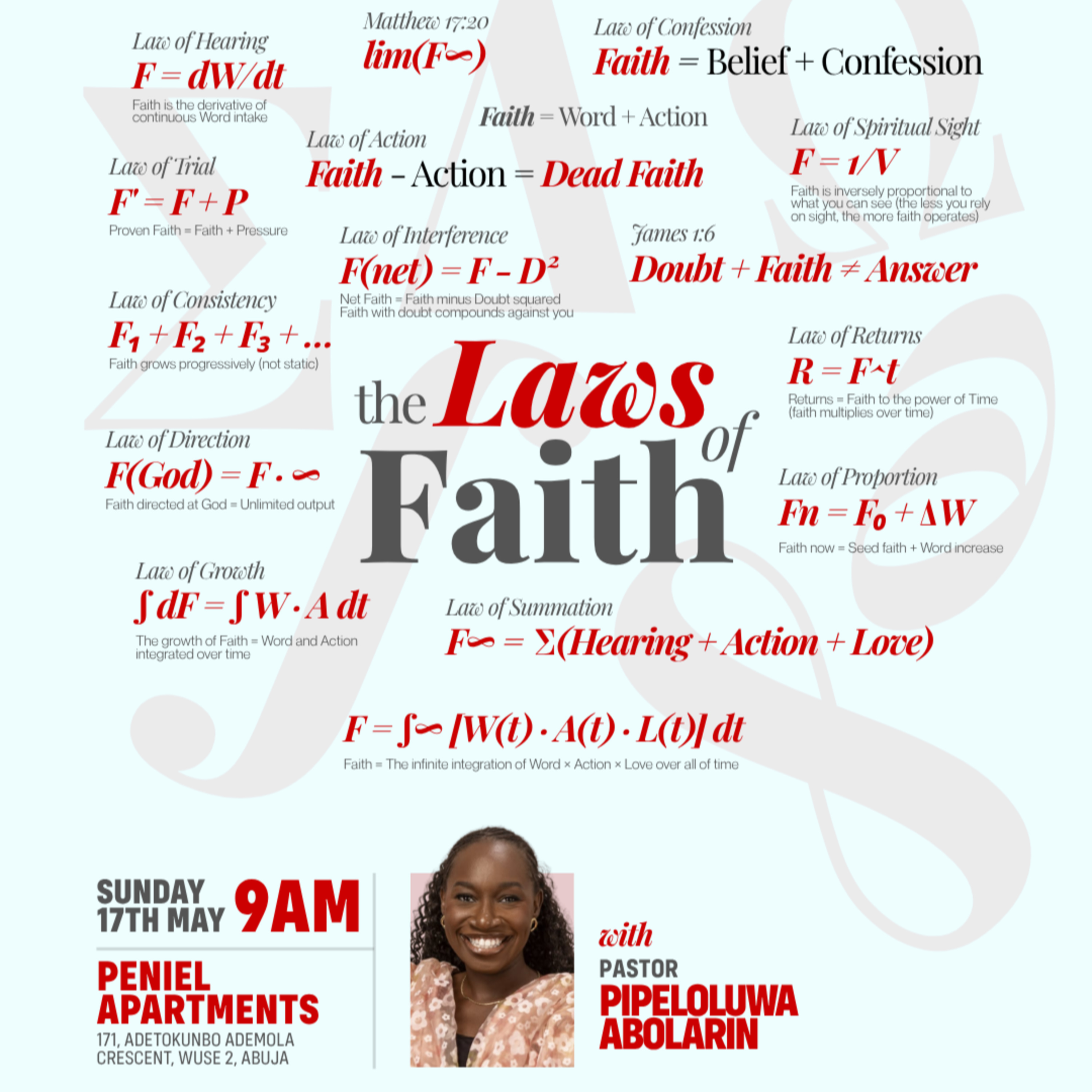 The Law of Exercise | The Laws of Faith | Pastor Pipeloluwa Abolarin
