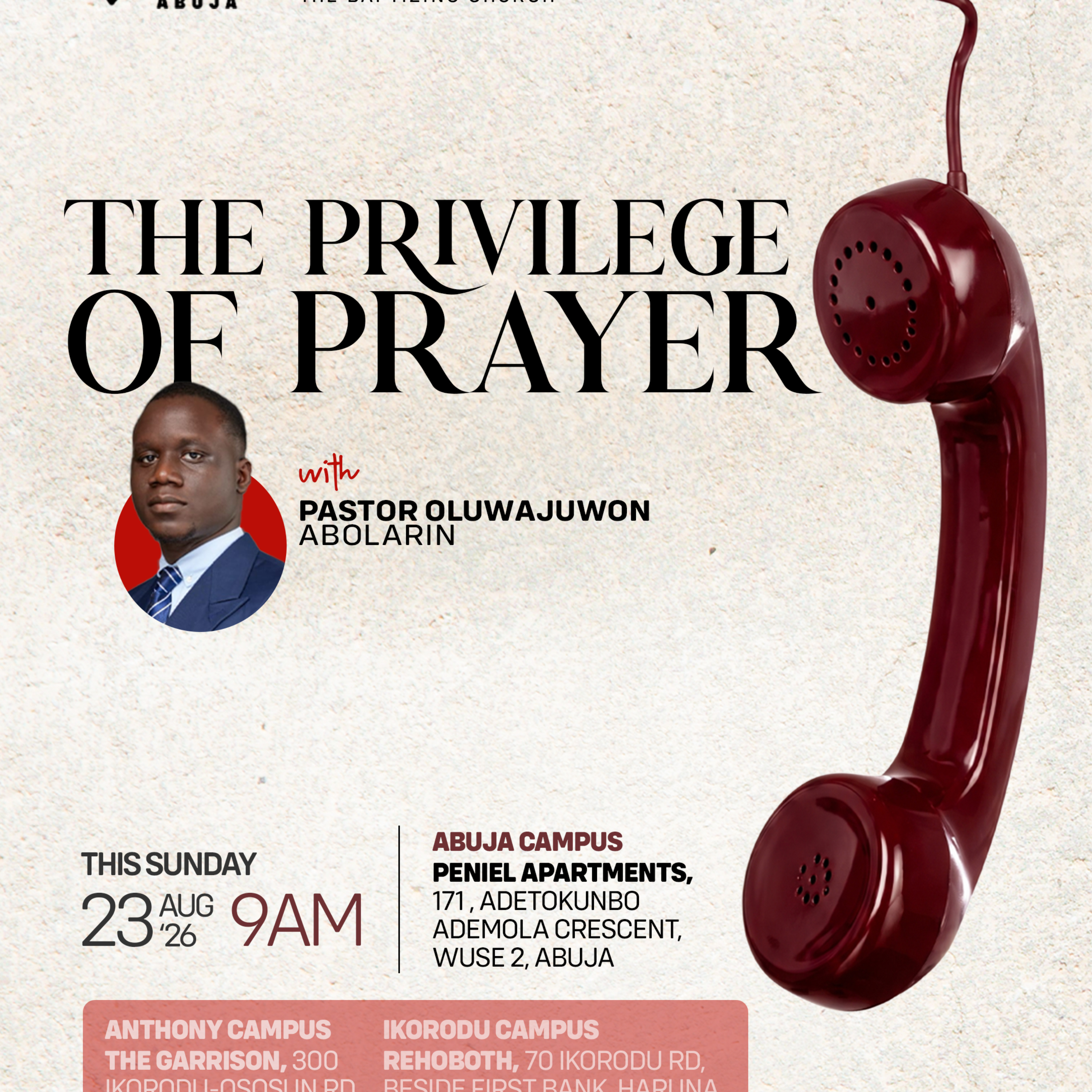 Forgive Us Our Tresspasses (The Doctrine of Repentance) | Privilege of Prayer 7.0 | Pastor Oluwajuwon Abolarin episode artwork