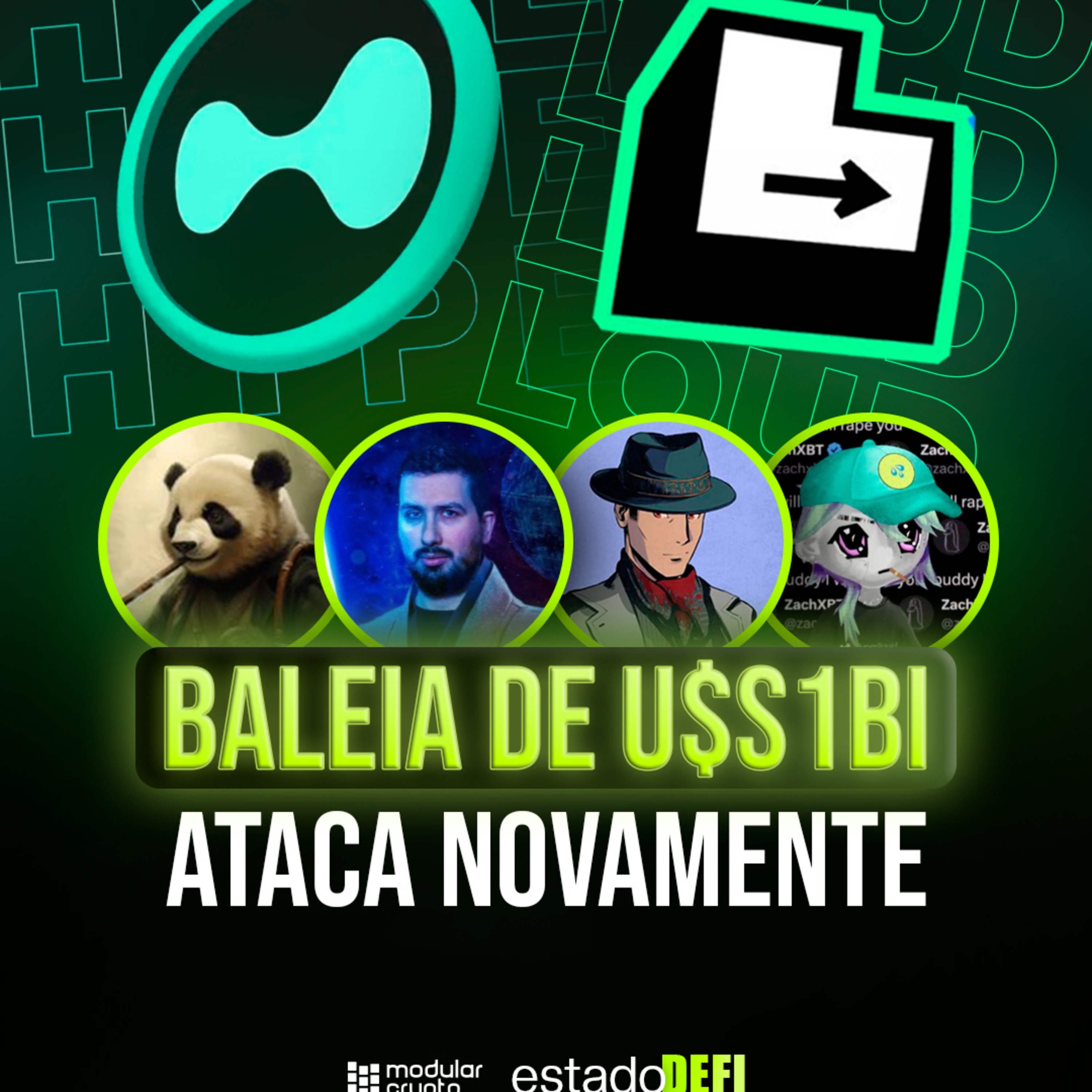 BALEIA NA HYPERLIQUID, $LOUD TOKEN, AIRDROPS CONFIRMADOS E MUITO MAIS episode artwork