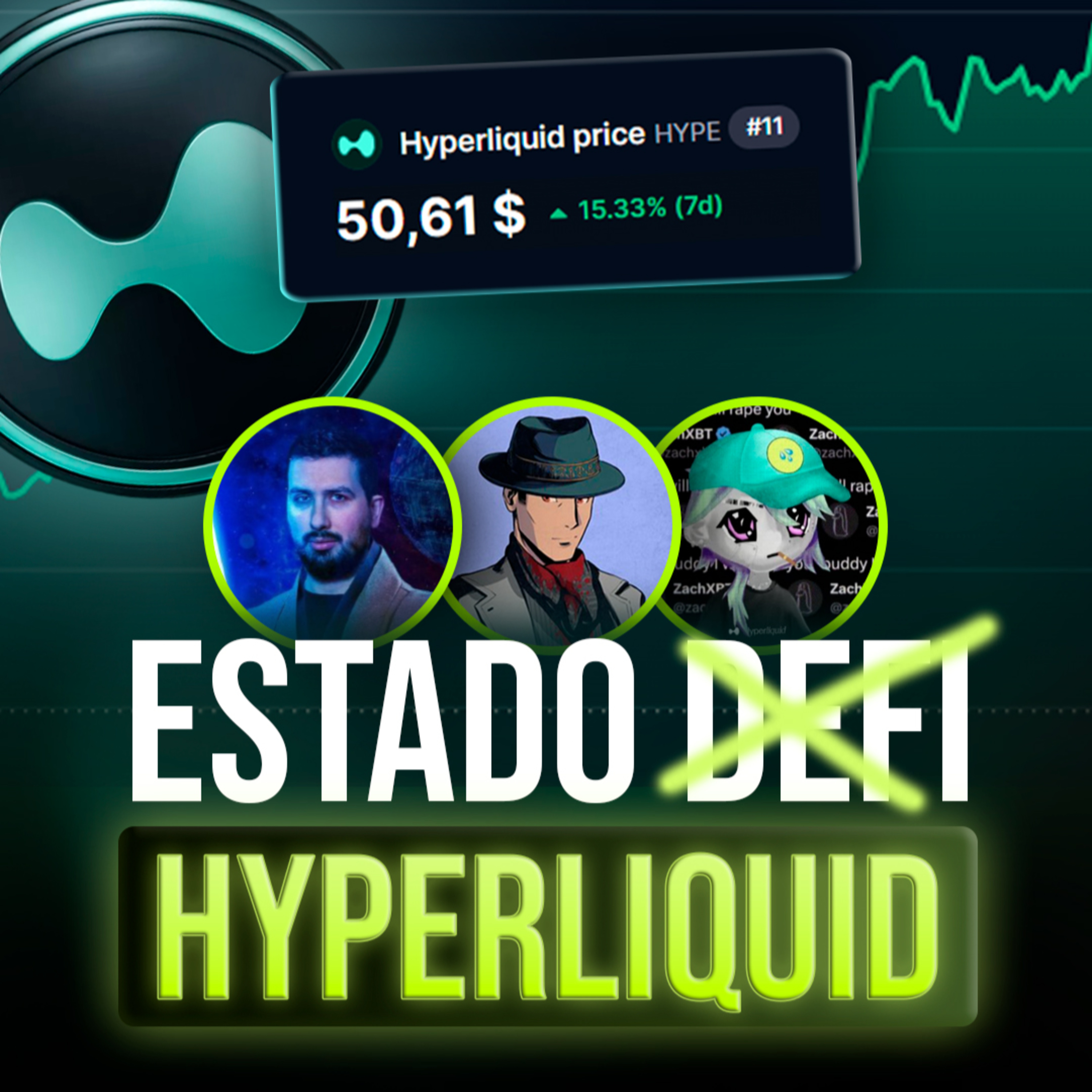 TUDO SOBRE A HYPERLIQUID: HYPE A US$51, GUERRA DAS STABLECOINS E O FUTURO DA EXCHANGE 🔥 episode artwork