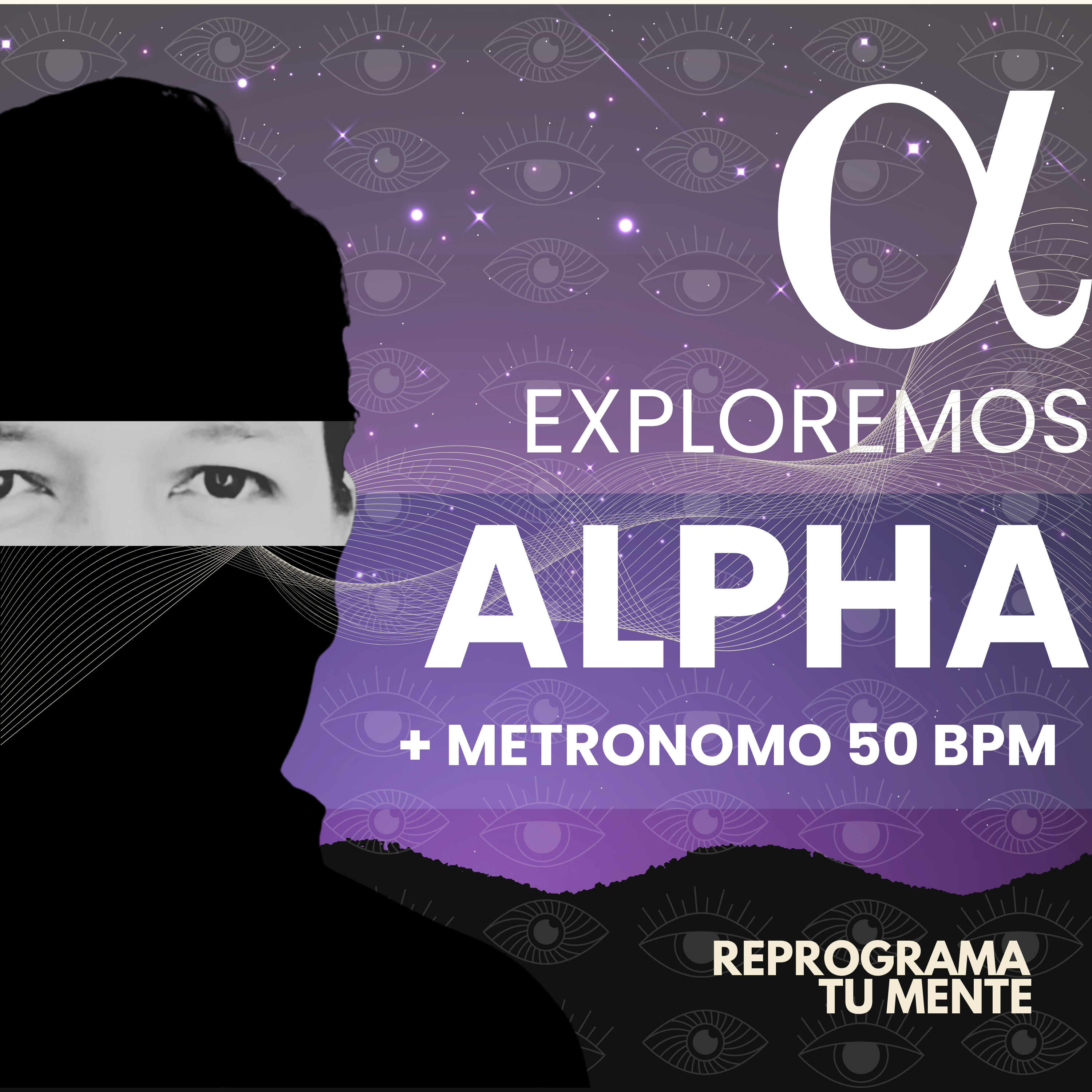 ❄️🔊106 - Ondas Alpha + metrónomo 50 bpm( 3hrs - ejercicios para ir a dormir)