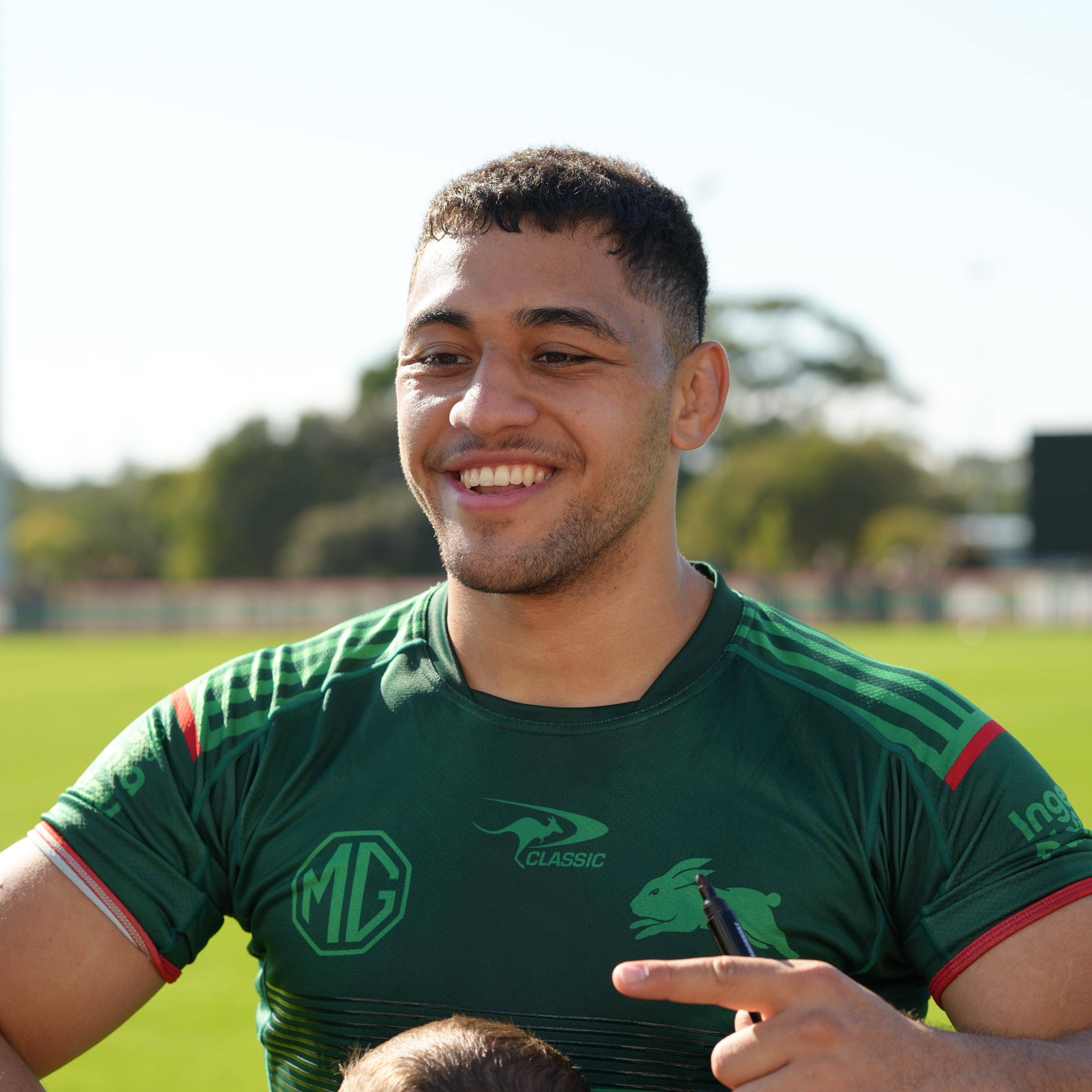 Rabbitohs v Wests Tigers - Captains Run Live