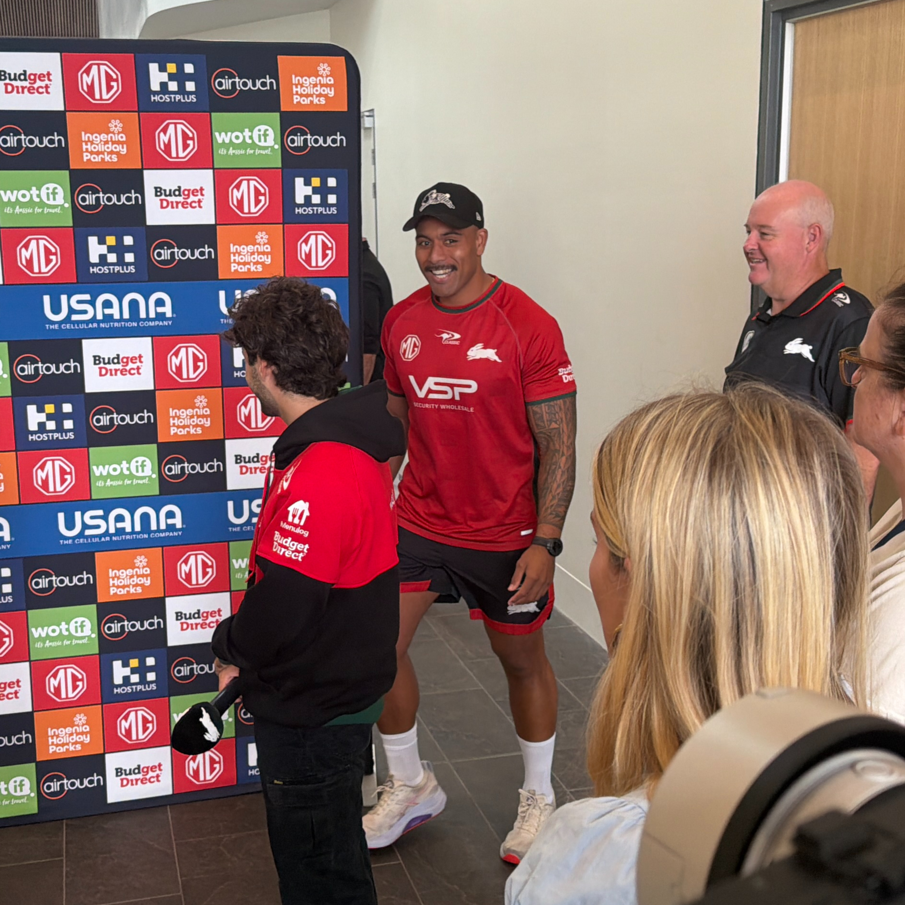 Junior Tatola - Rabbitohs Round 1 Media