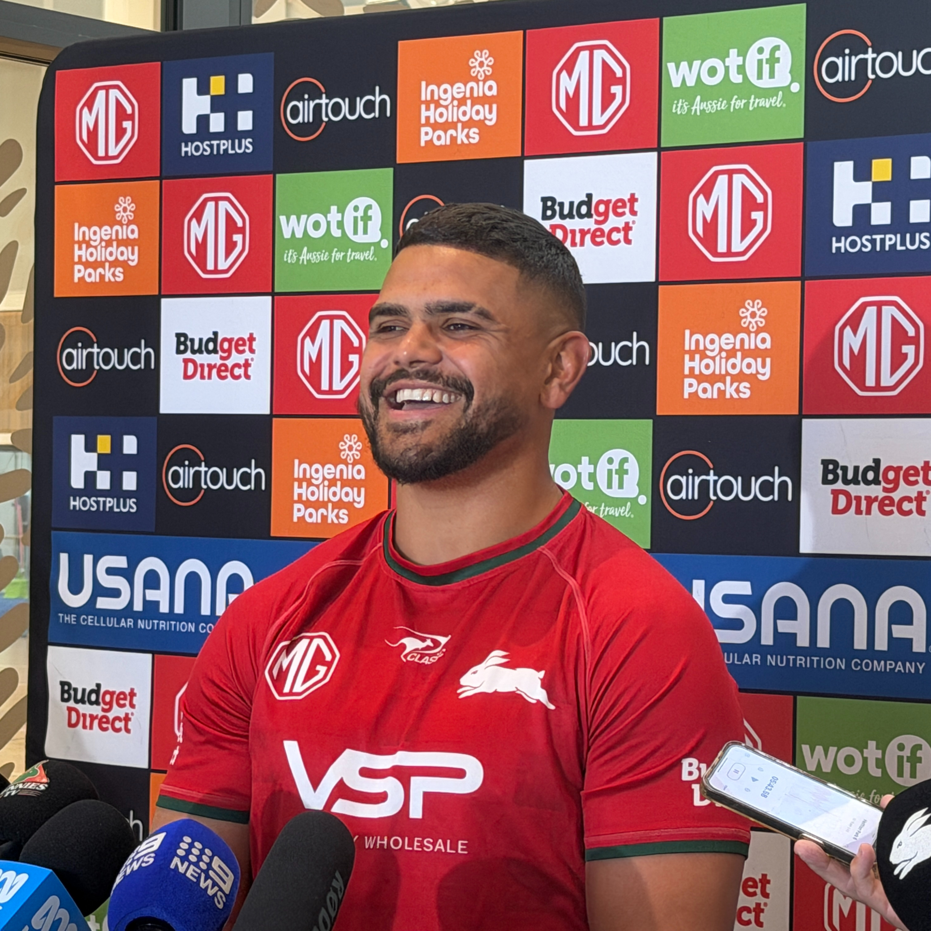 Latrell Mitchell Round 10 Media - Rabbitohs v Sharks