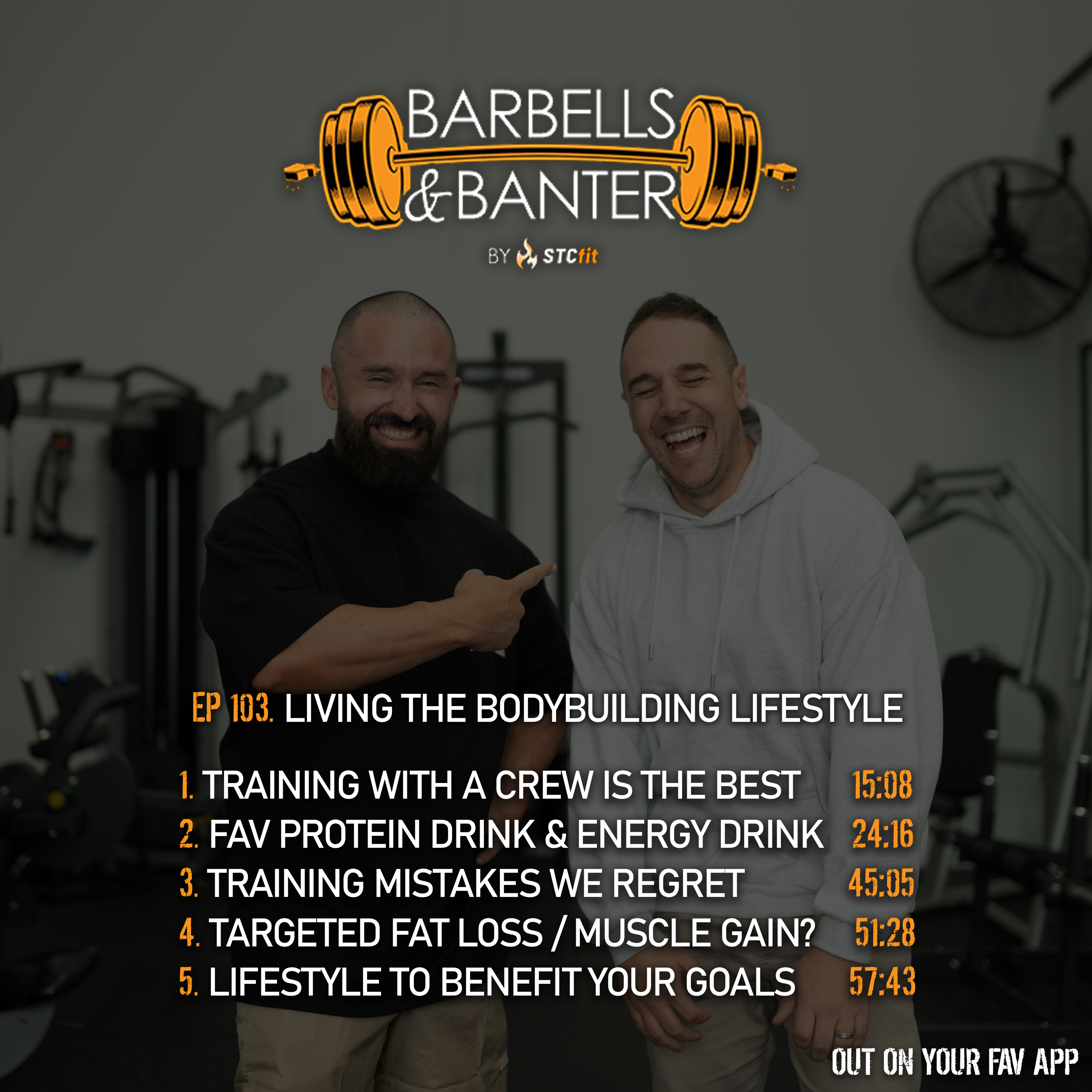 Ep 103 - Living the bodybuilding lifestyle episode artwork