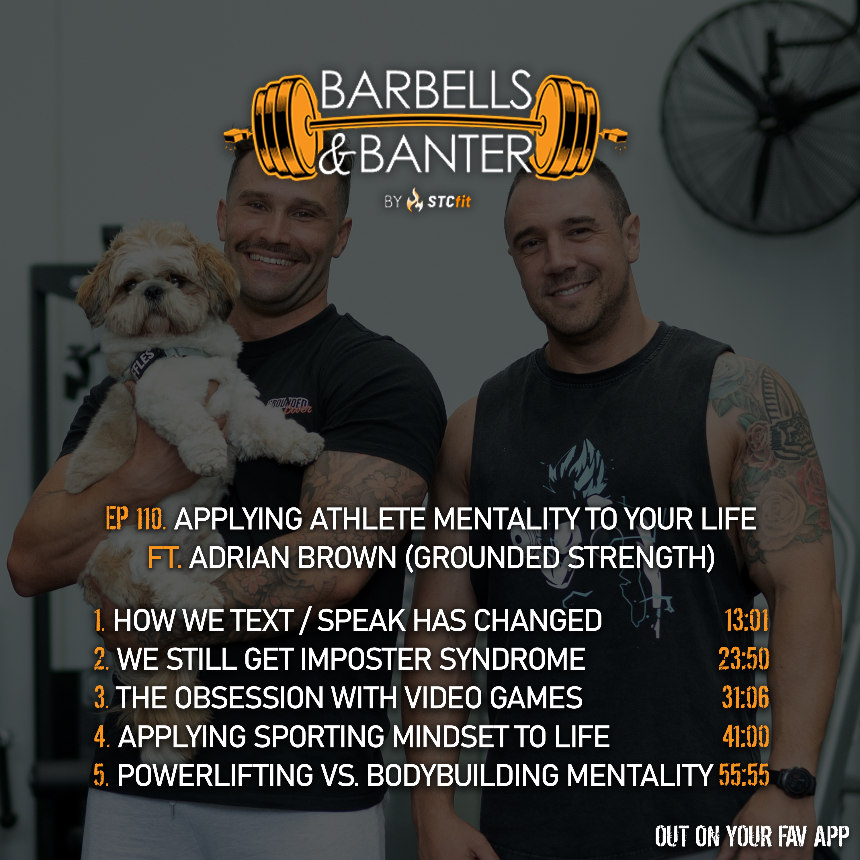 Ep 110 - Applying athlete mentality to your life, ft. Adrian Brown (Grounded Strength) episode artwork