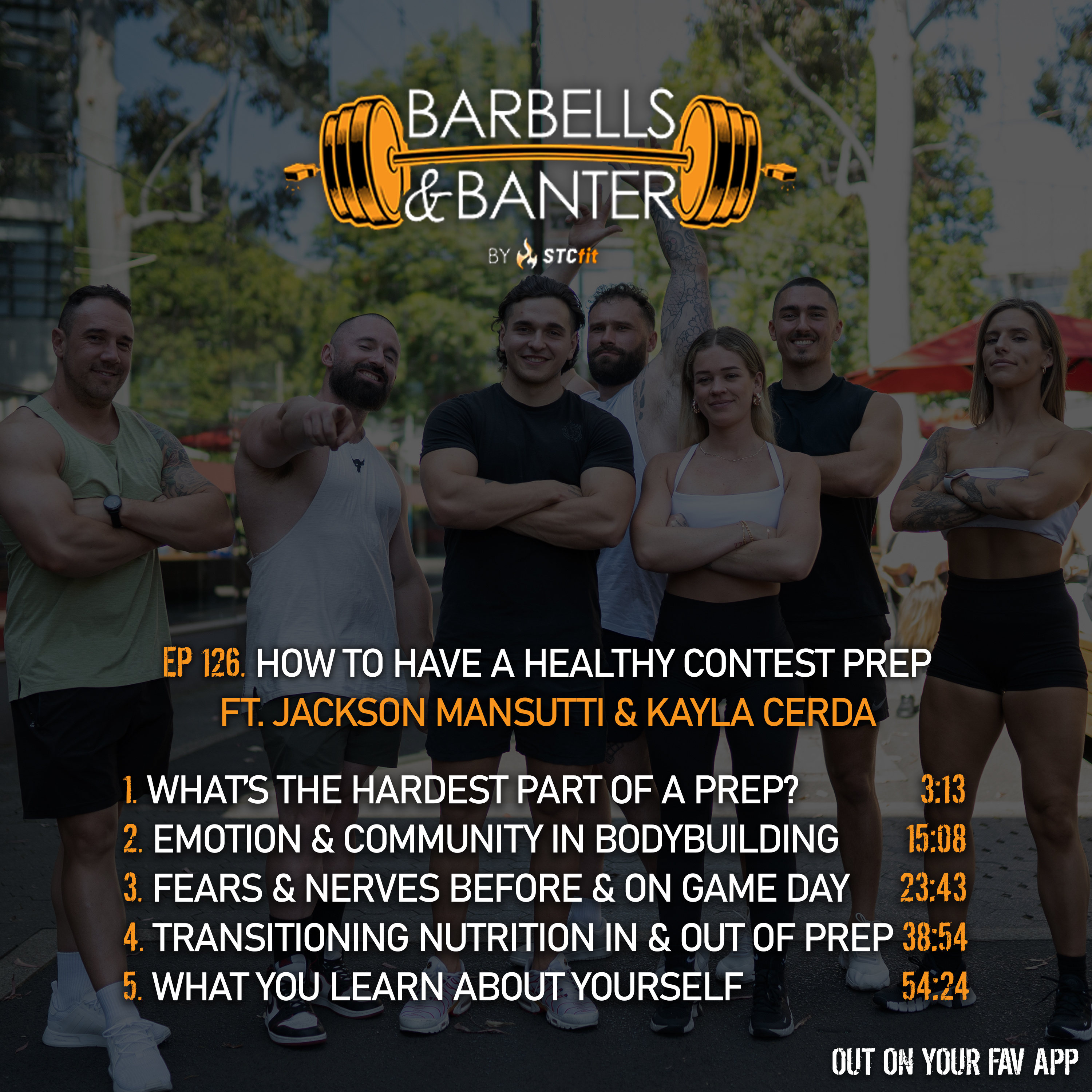 Ep 126 - How to have a healthy contest prep, ft. Jackson Mansutti & Kayla Cerda episode artwork