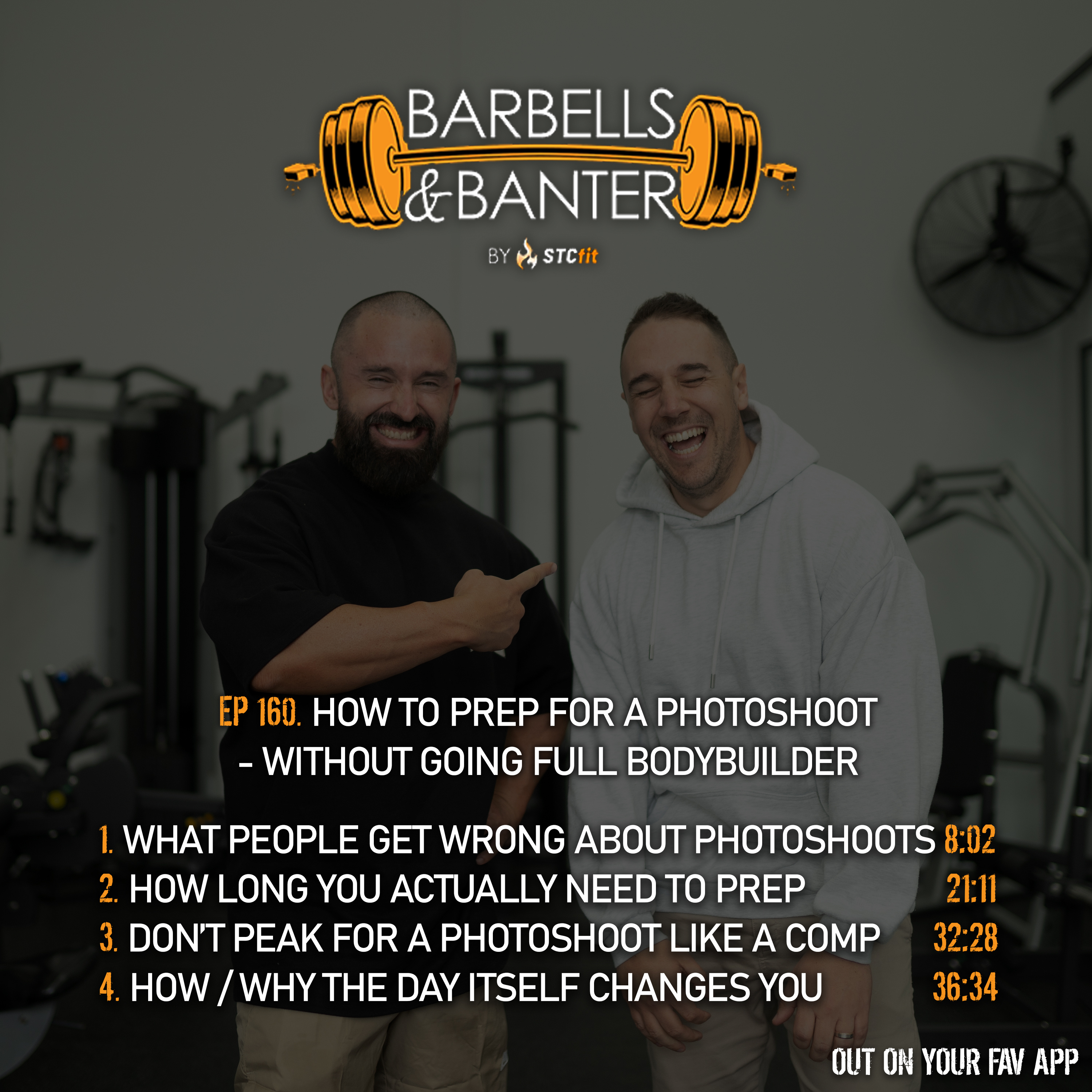 Ep 160 - How to prep for a photoshoot, without going full bodybuilder episode artwork