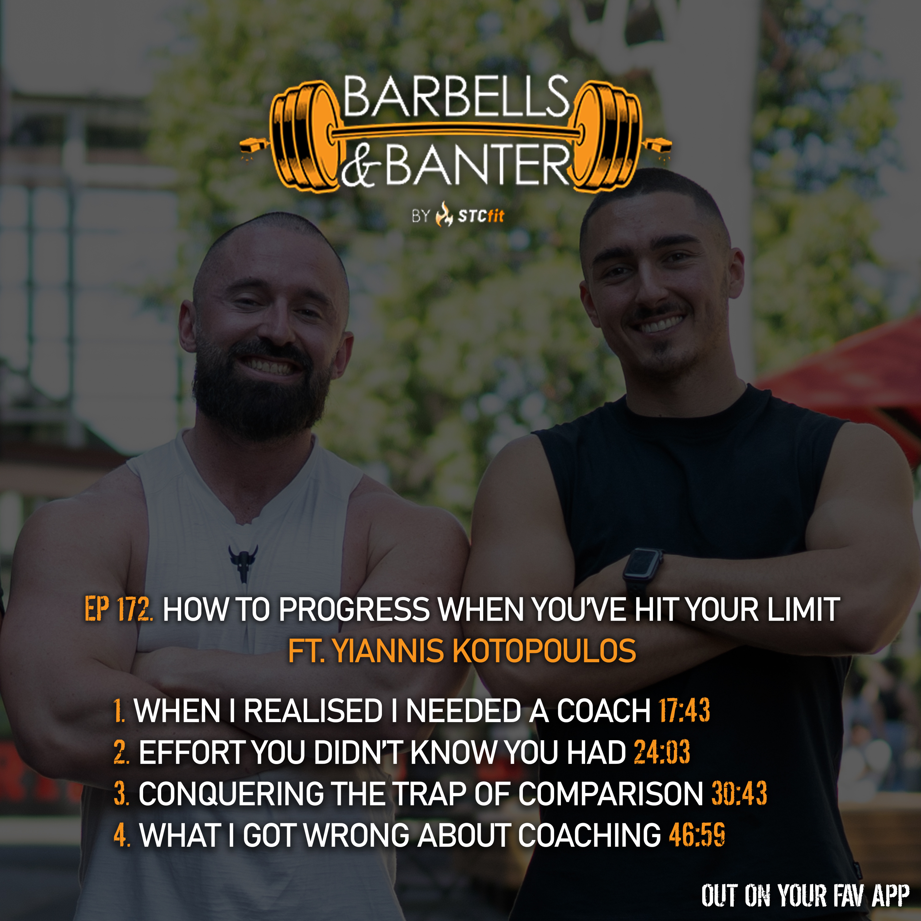 Ep 172 - How to progress when you've hit your limit, ft. Yiannis Kotopoulos episode artwork