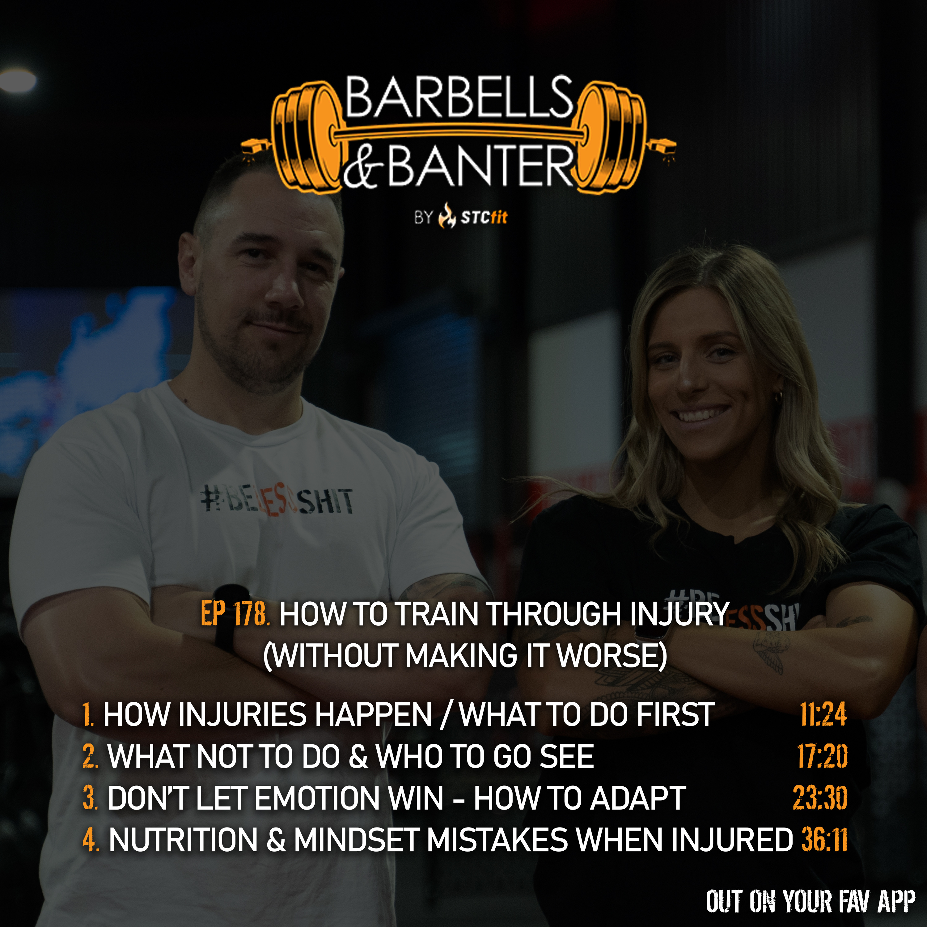 Ep 178 - How to train through injury (without making it worse) episode artwork