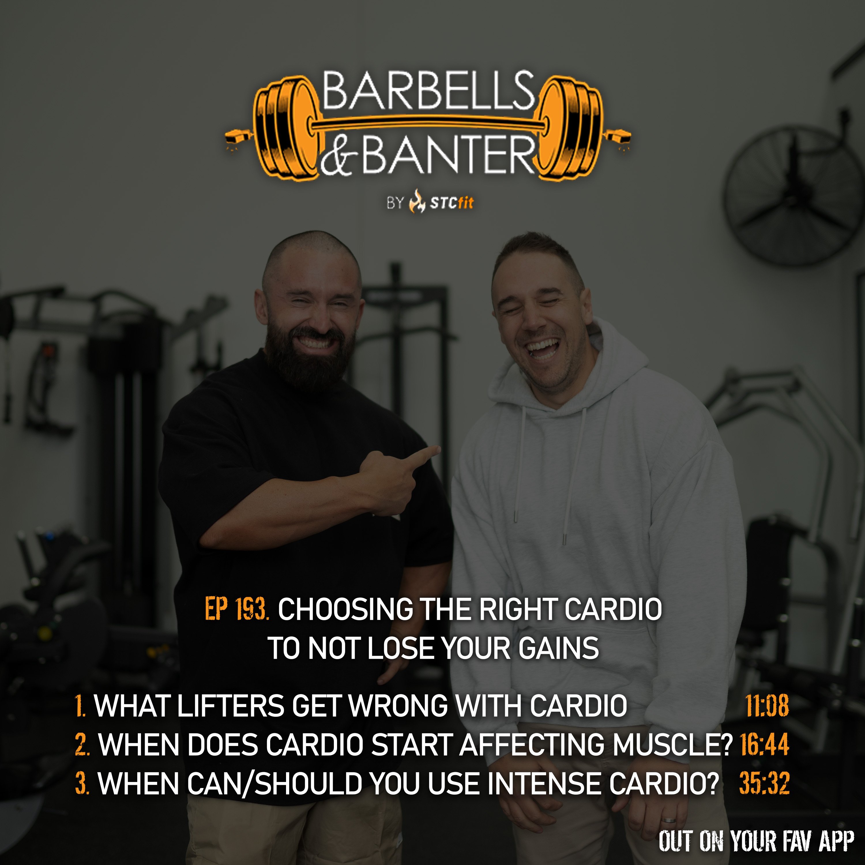 Ep 193 - Choosing the right cardio to not lose your gains episode artwork