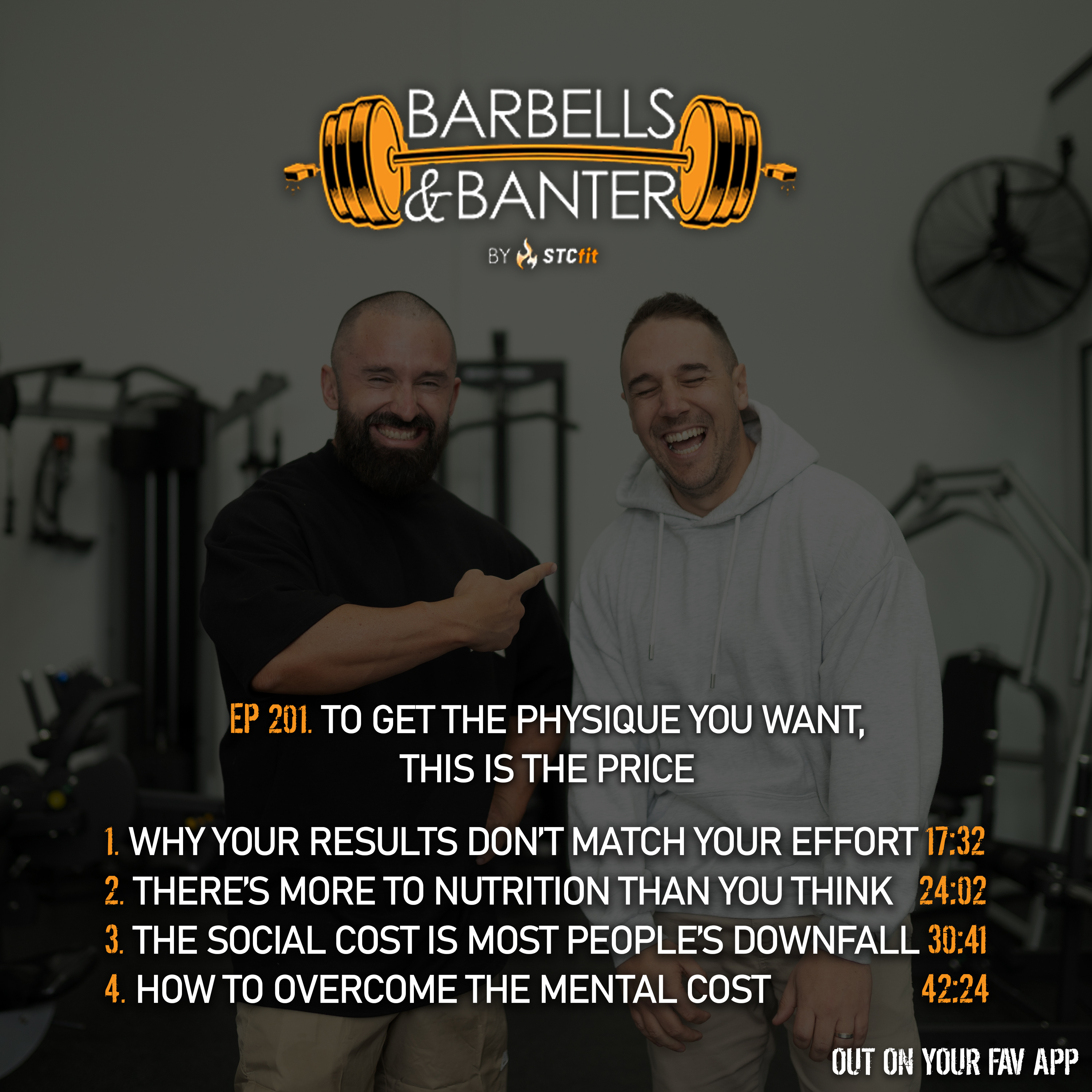 Ep 201 - To get the physique you want, this is the price episode artwork