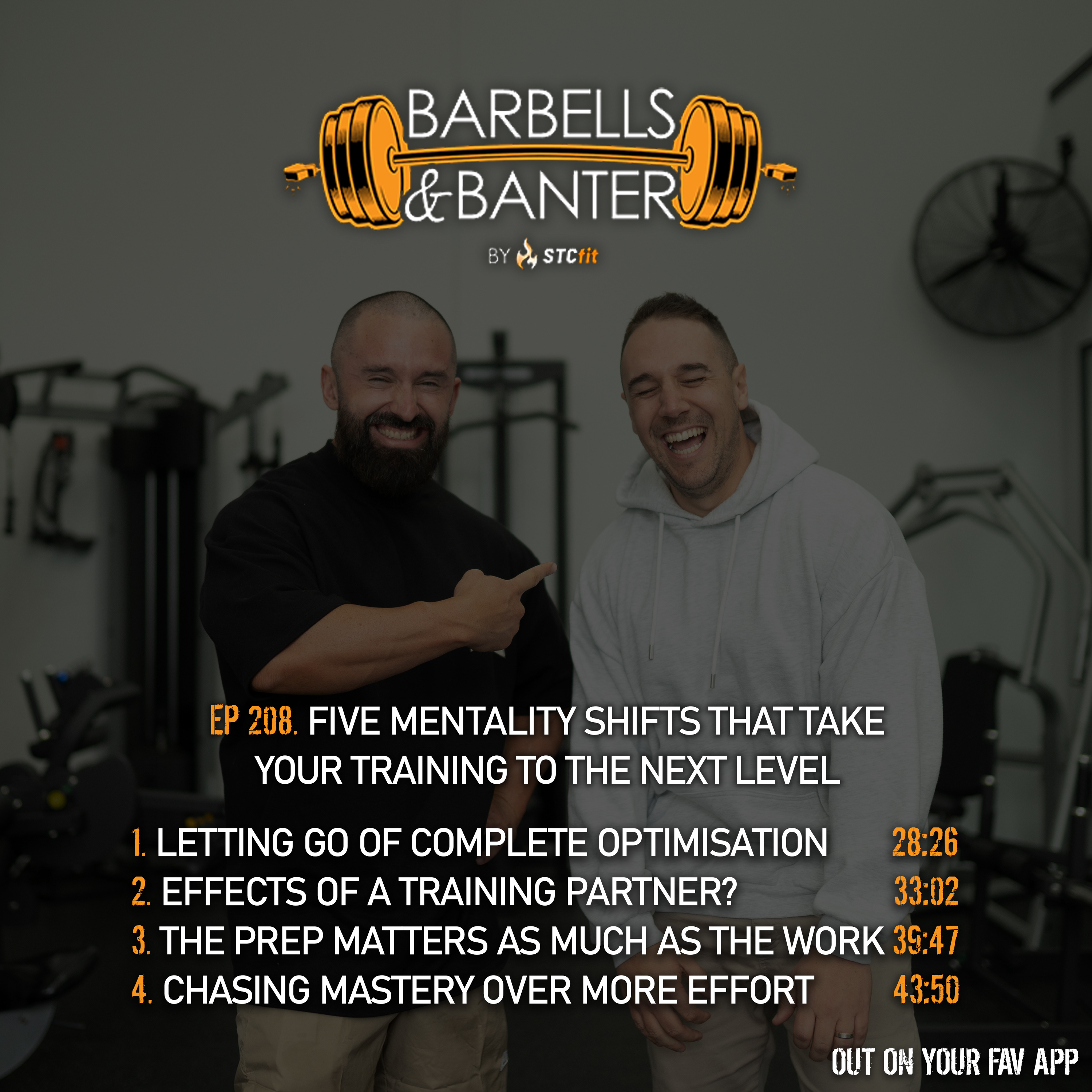 Ep 208 - Five mentality shifts that take your training to the next level episode artwork