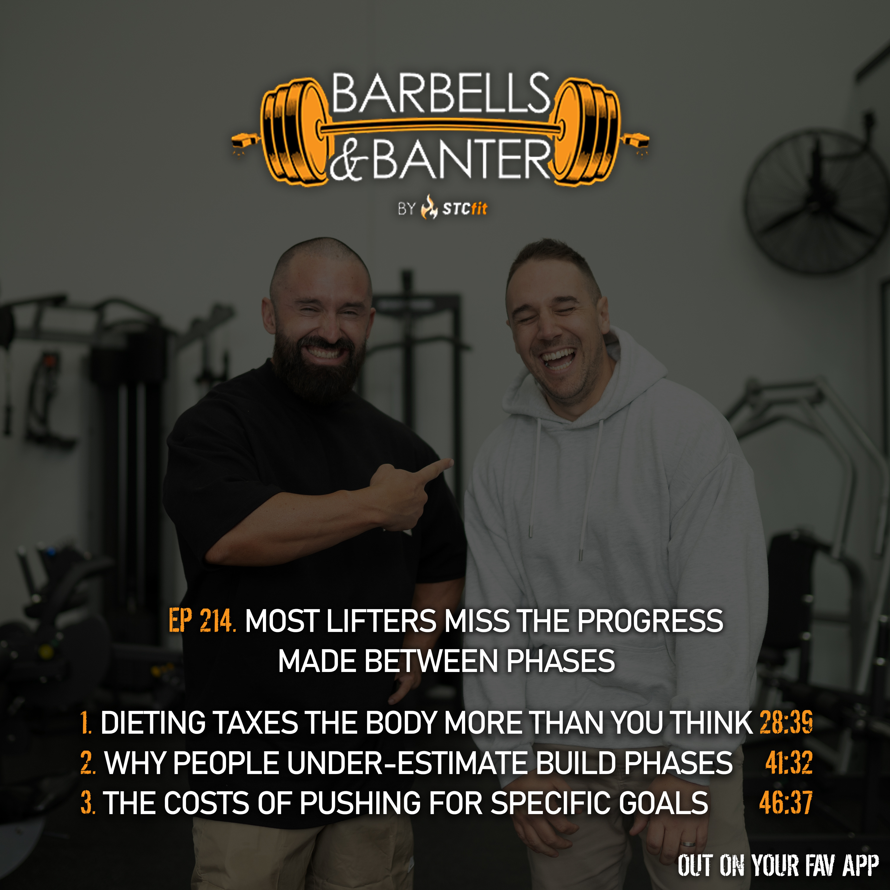 Ep 214 - Most lifters miss out on the progress between phases episode artwork