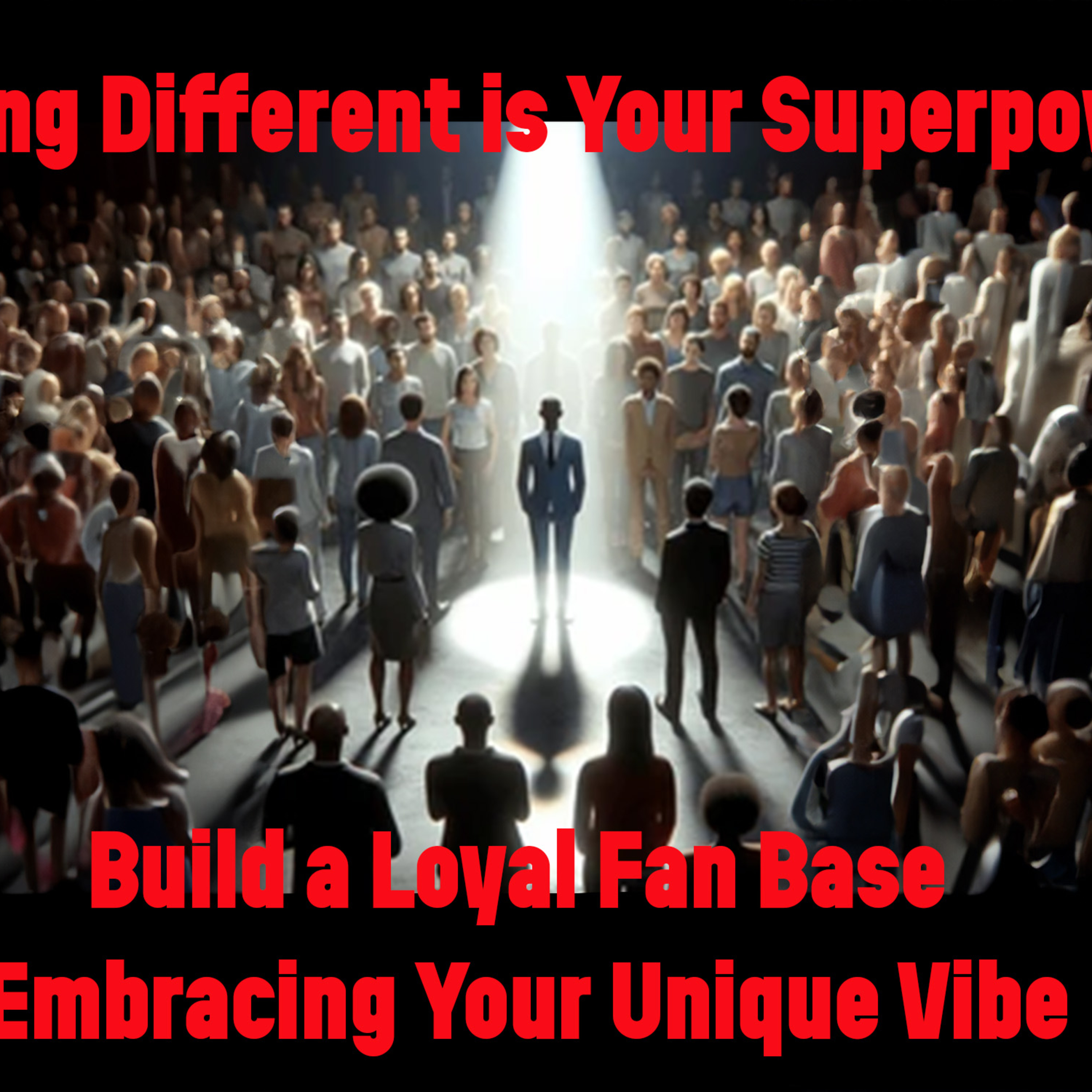 Being Different is Your Superpower – Build a Loyal Fan Base by Embracing Your Unique Vibe episode artwork