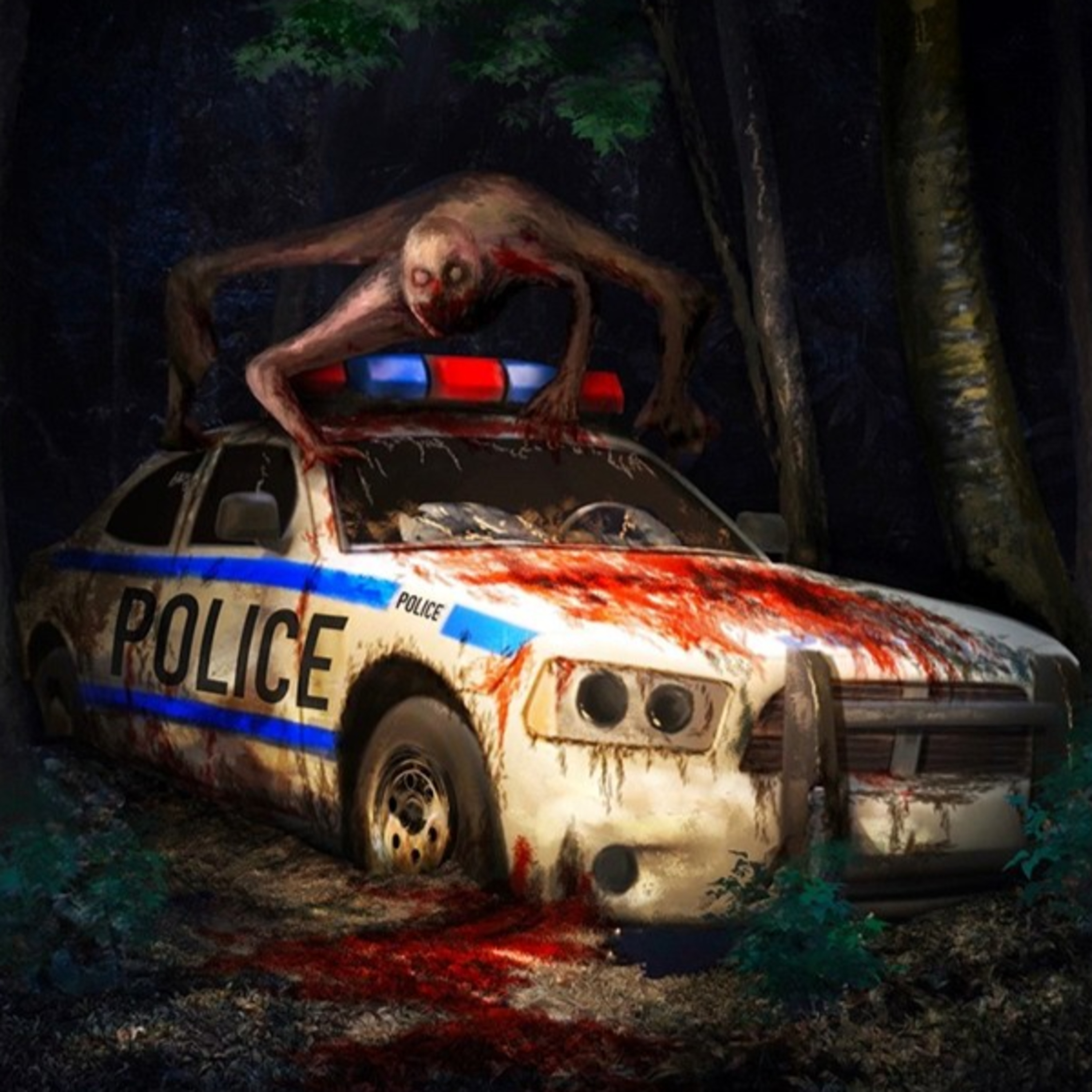 I'm an Ohio Small Town Cop. This is my SCARIEST Story artwork