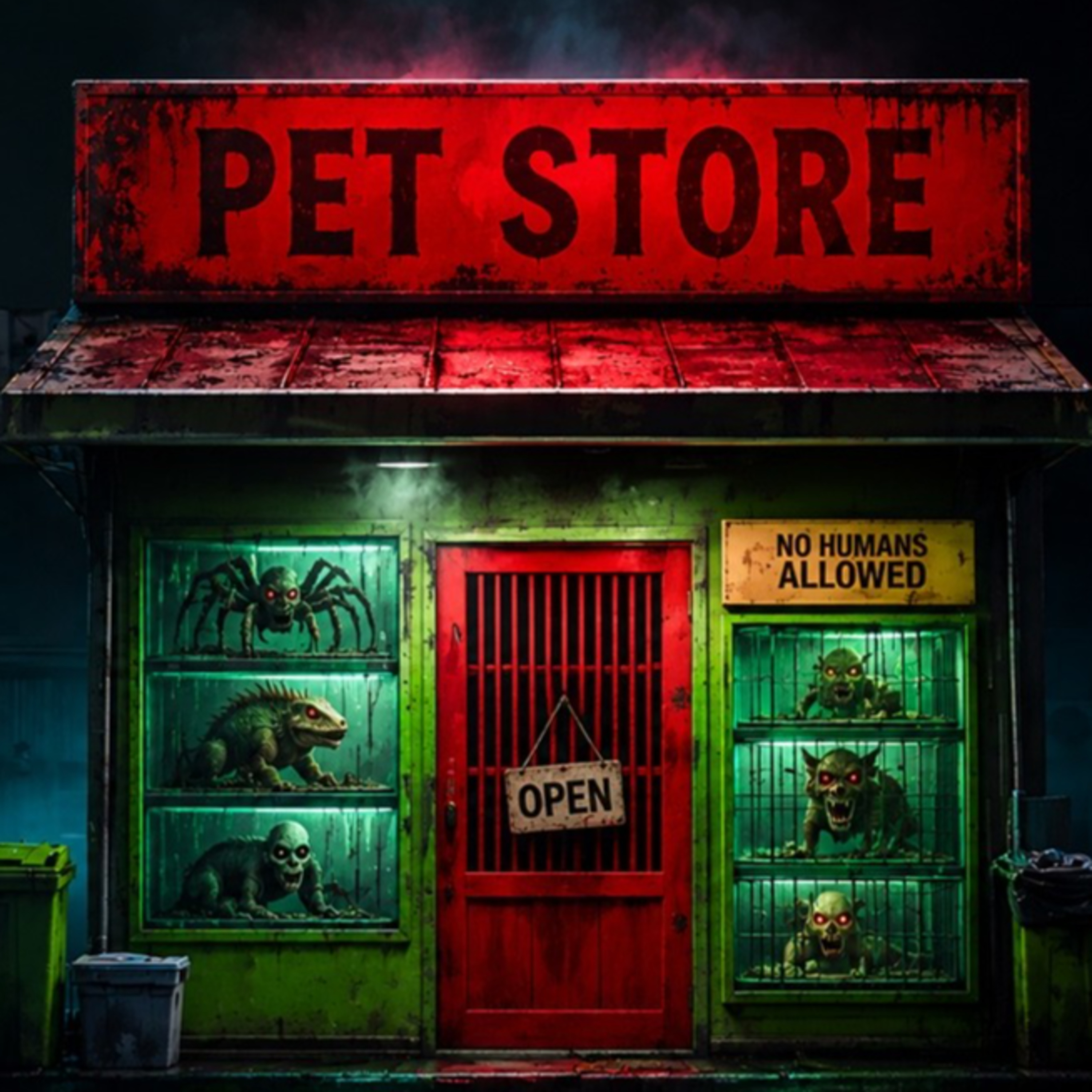 I Work At A Pet Store For Cryptids. These are my SCARIEST Stories episode artwork