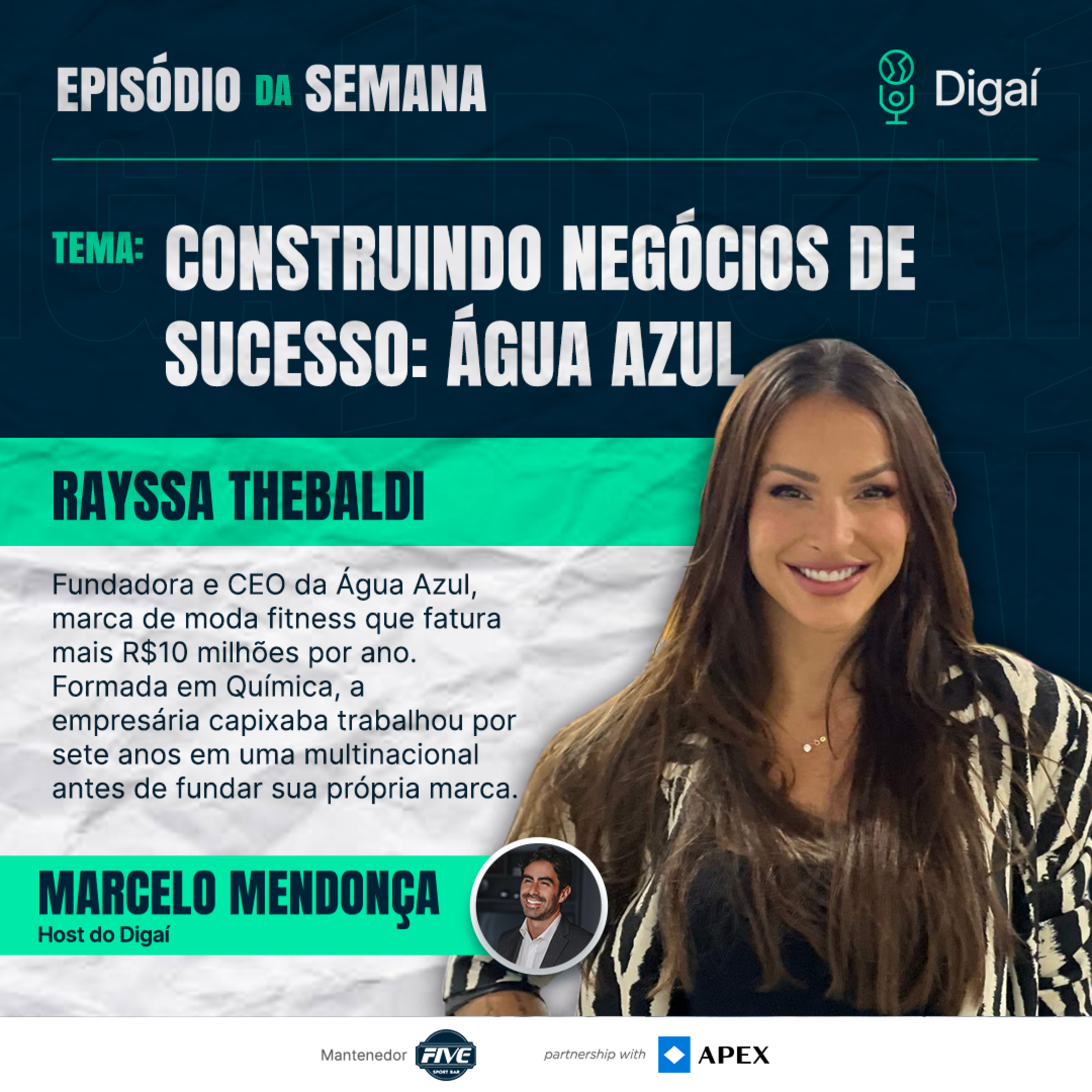 Episódio #103 - Rayssa Thebaldi - Construindo Negócios de Sucesso: Água Azul episode artwork