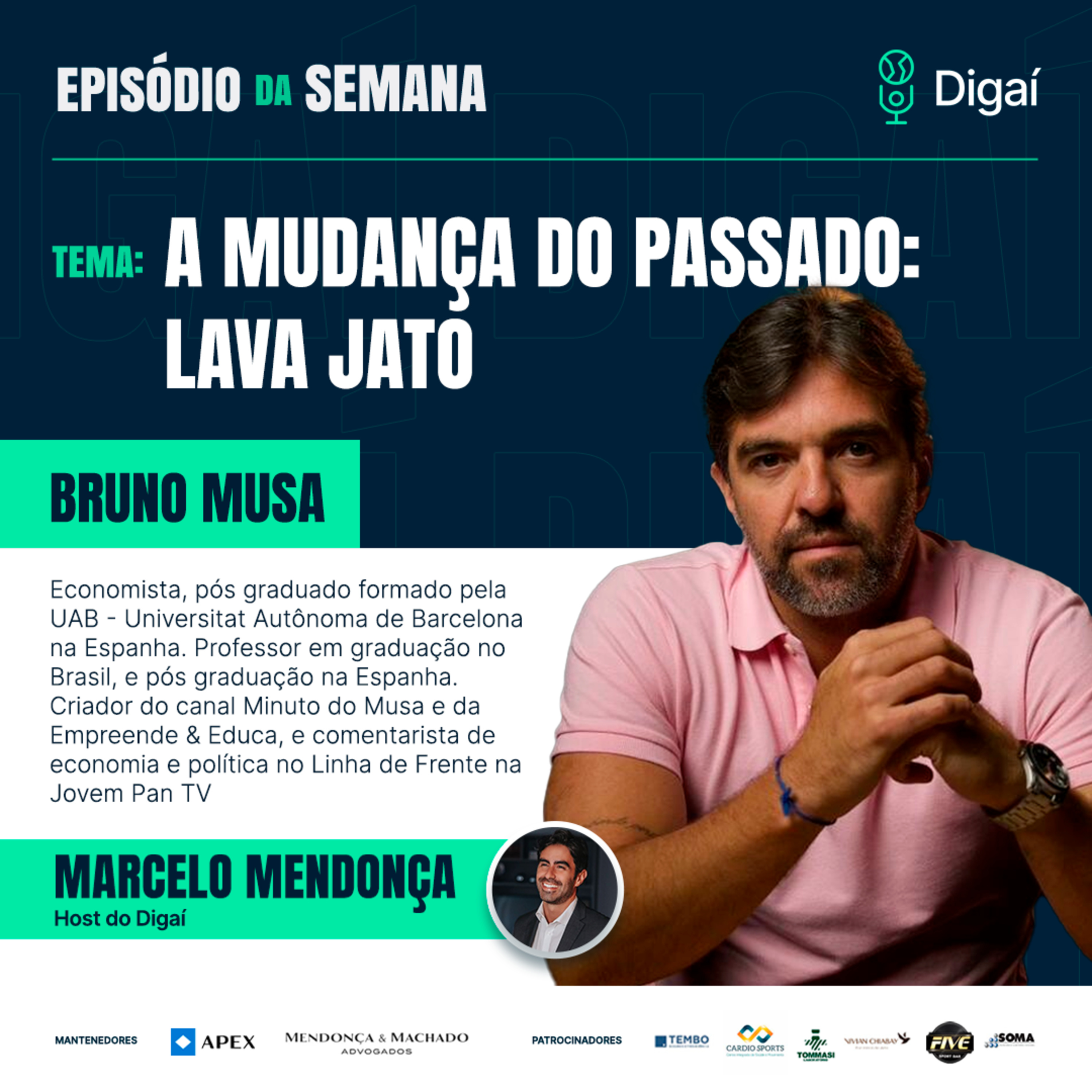 Episódio #123 - Bruno Musa - A Mudança do Passado: Lava Jato  episode artwork